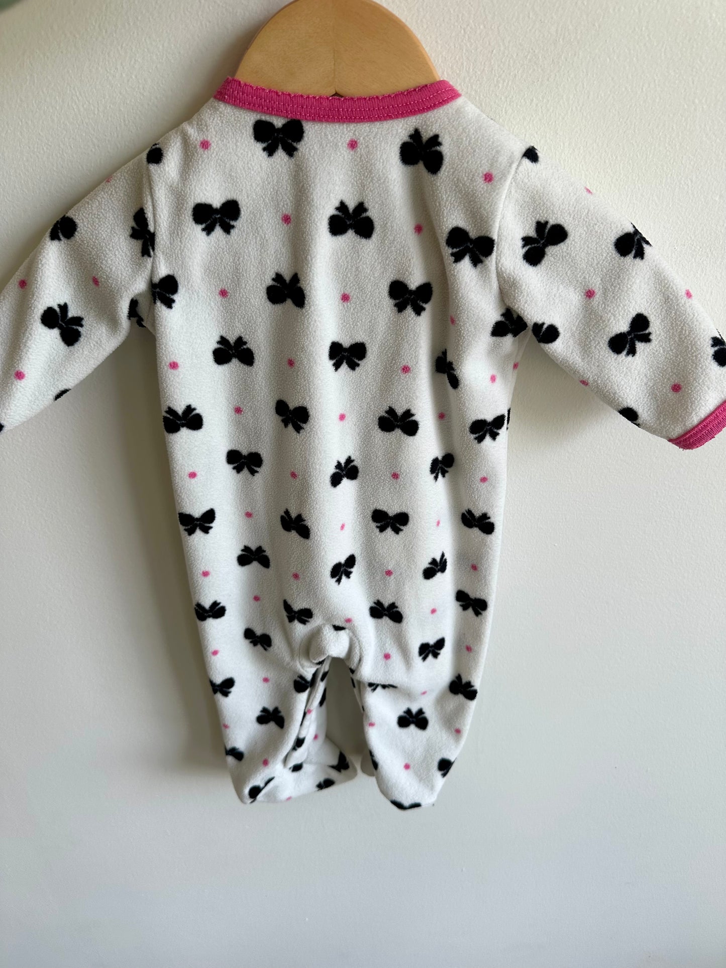 Bow Fleece Sleeper / 3m