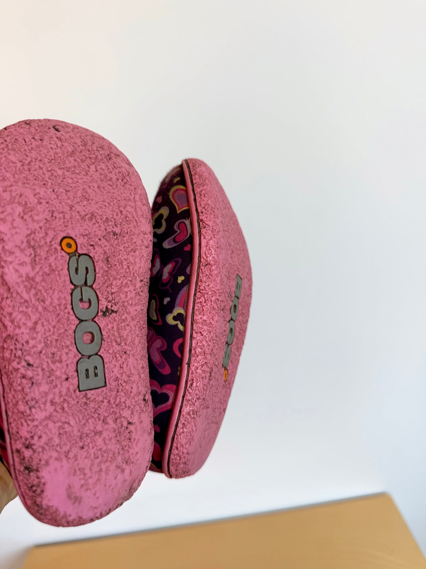 Bogs Purple Heart Butterfly Boots / Size 8 Toddler