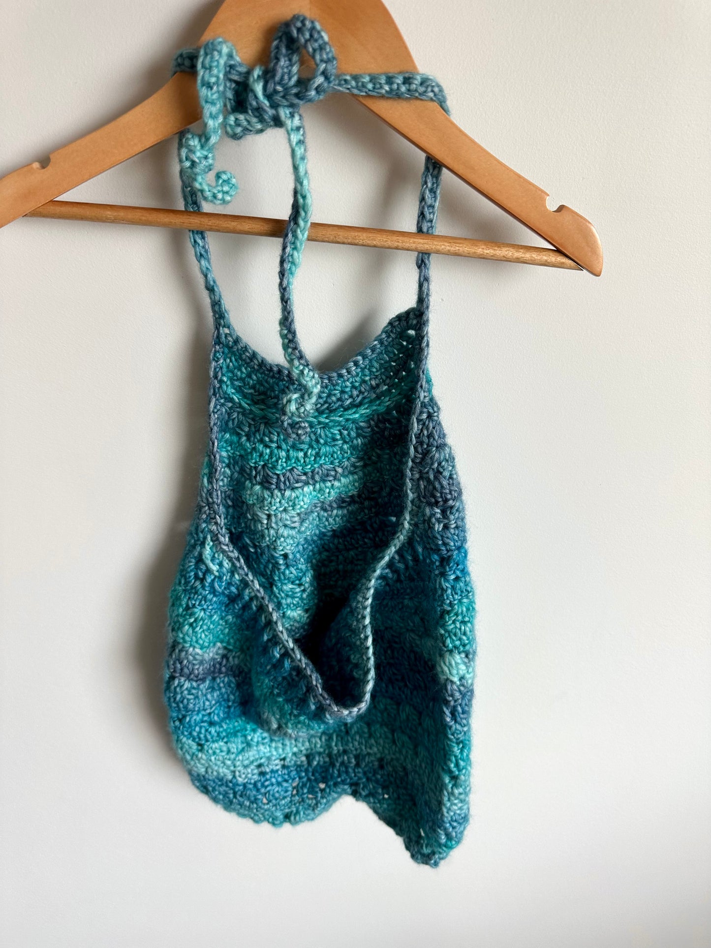 Crochet Blue Romper / 18m?