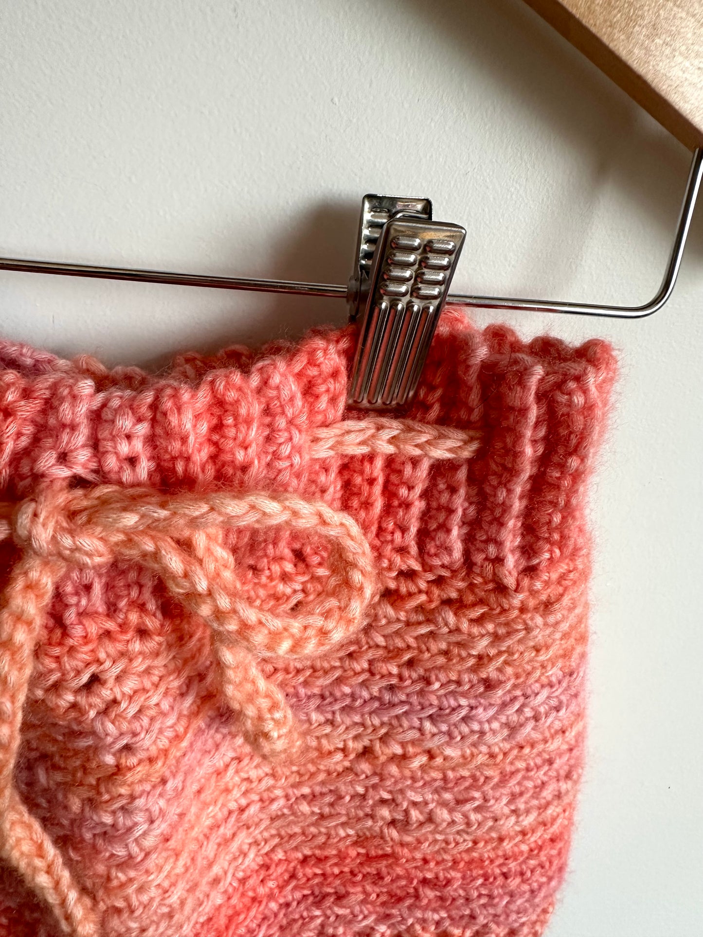 Pink Crochet Shorts / 4T?
