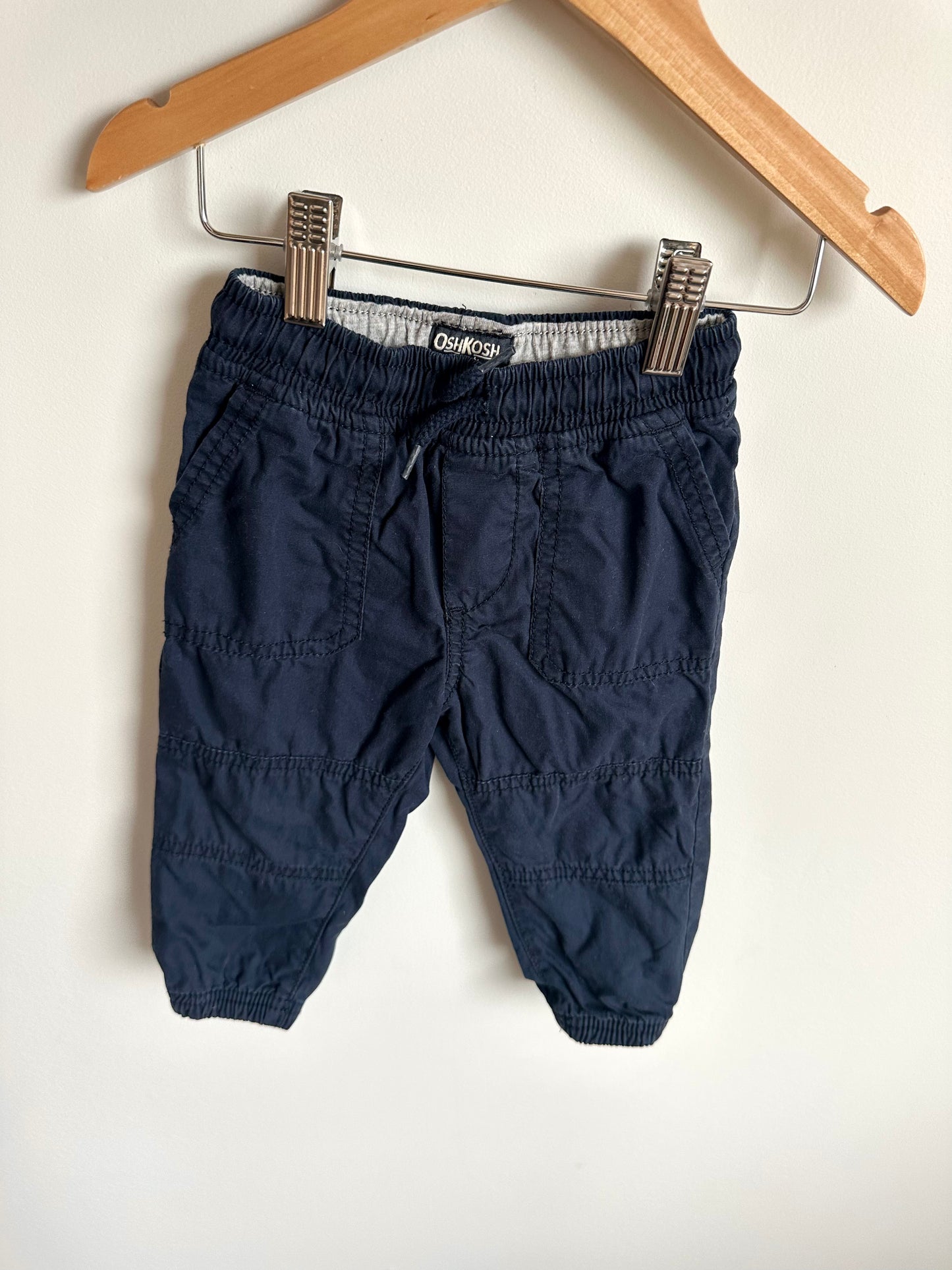 OshKosh Navy Tapered Pants / 12m