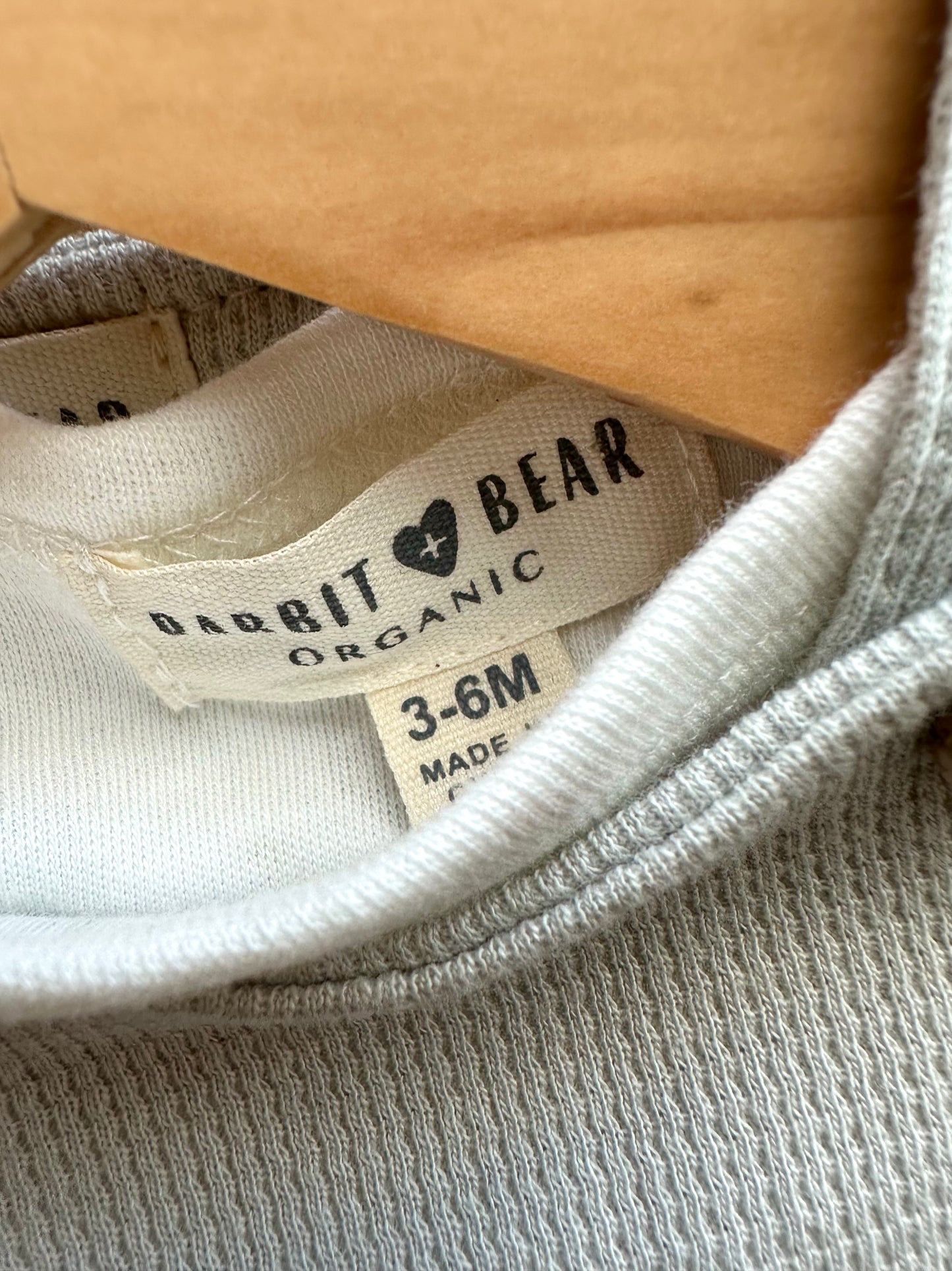 100% Organic Waffle Overalls and Farm Bodysuit / 3-6m