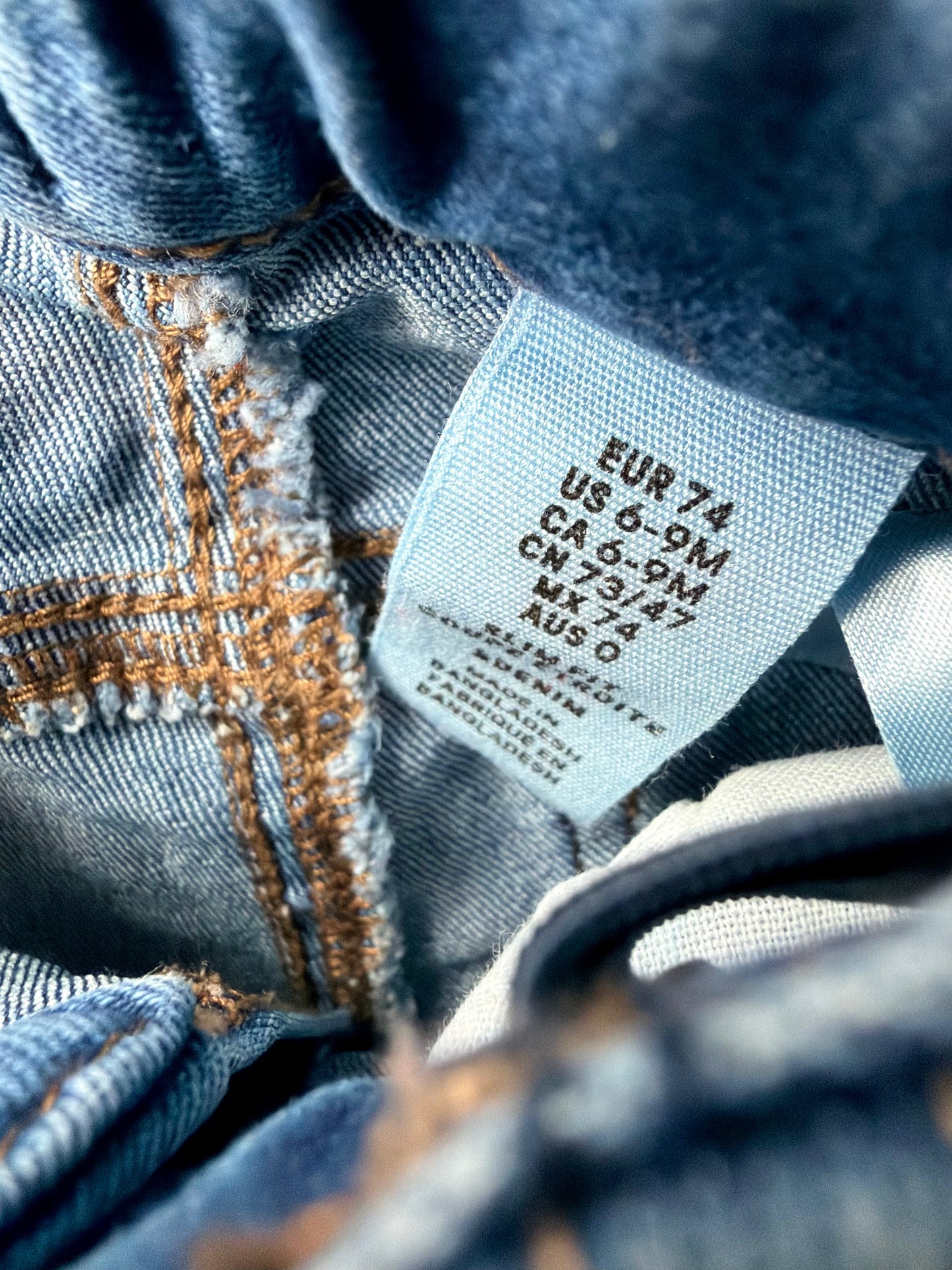 H&M Jeans with Adjustable Waist / 6-9m