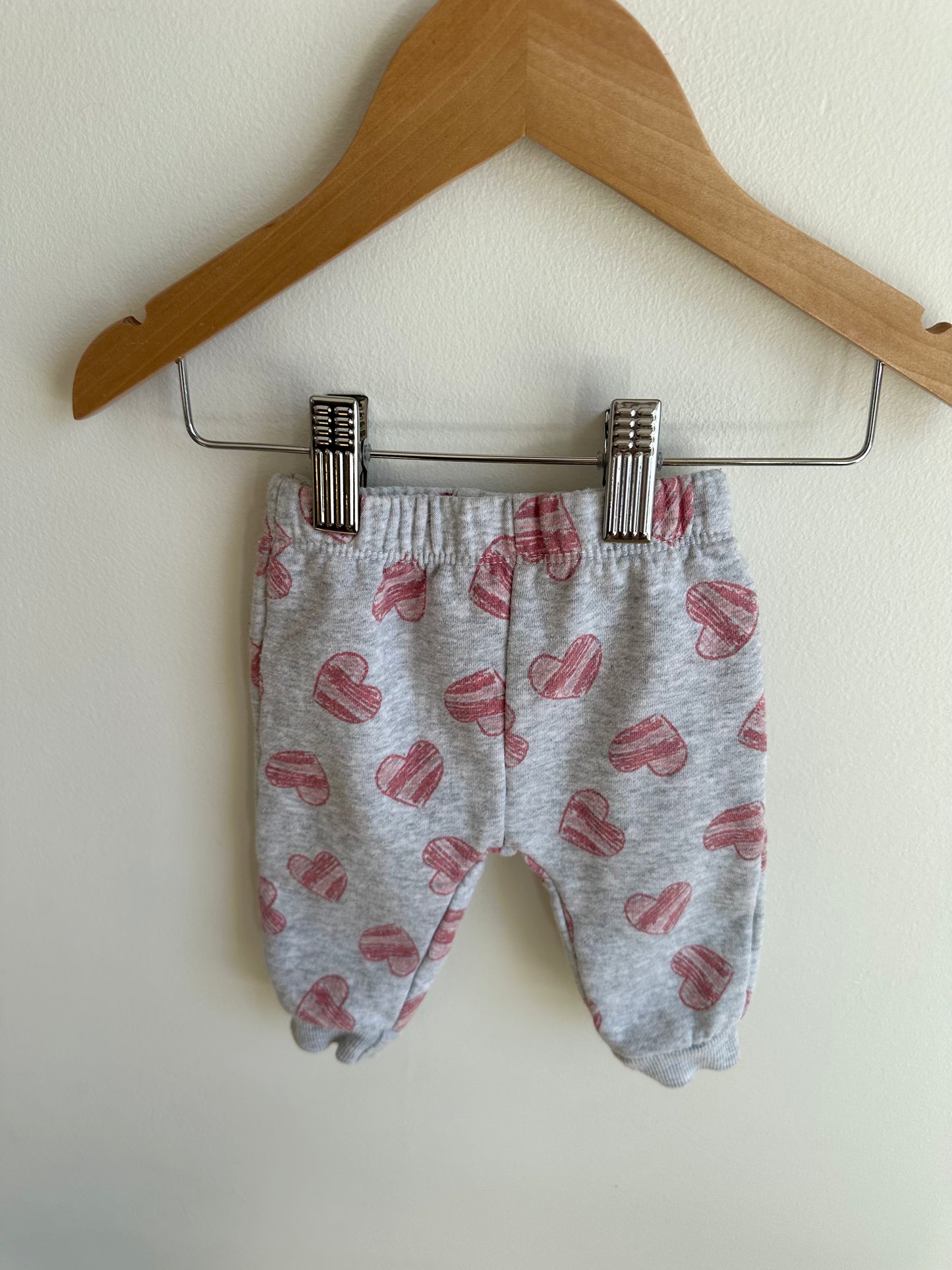 Grey Heart Pants / 3m