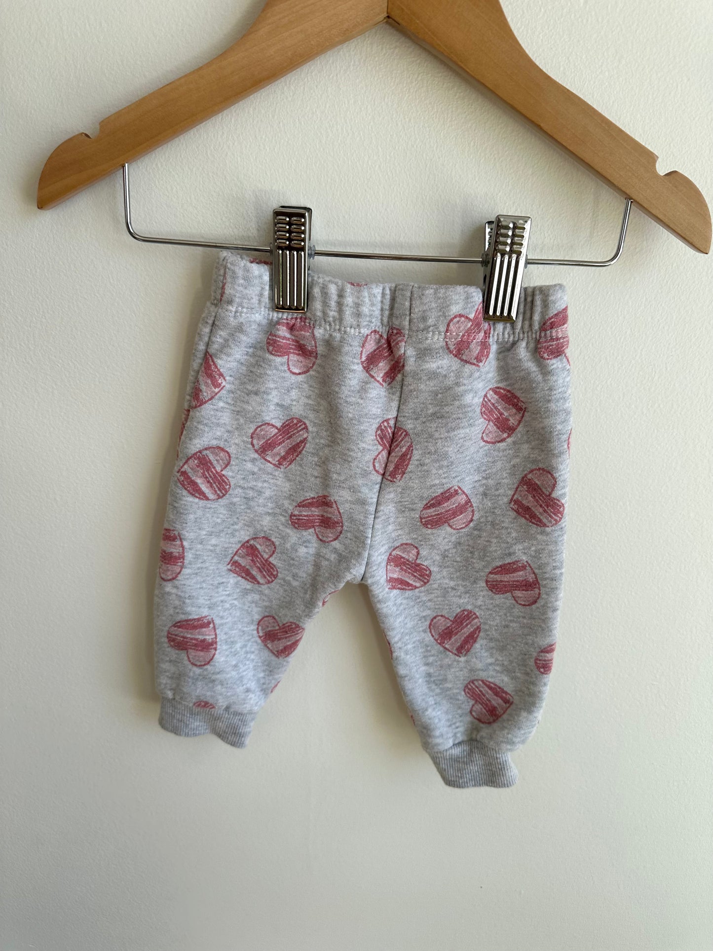 Grey Heart Pants / 3m