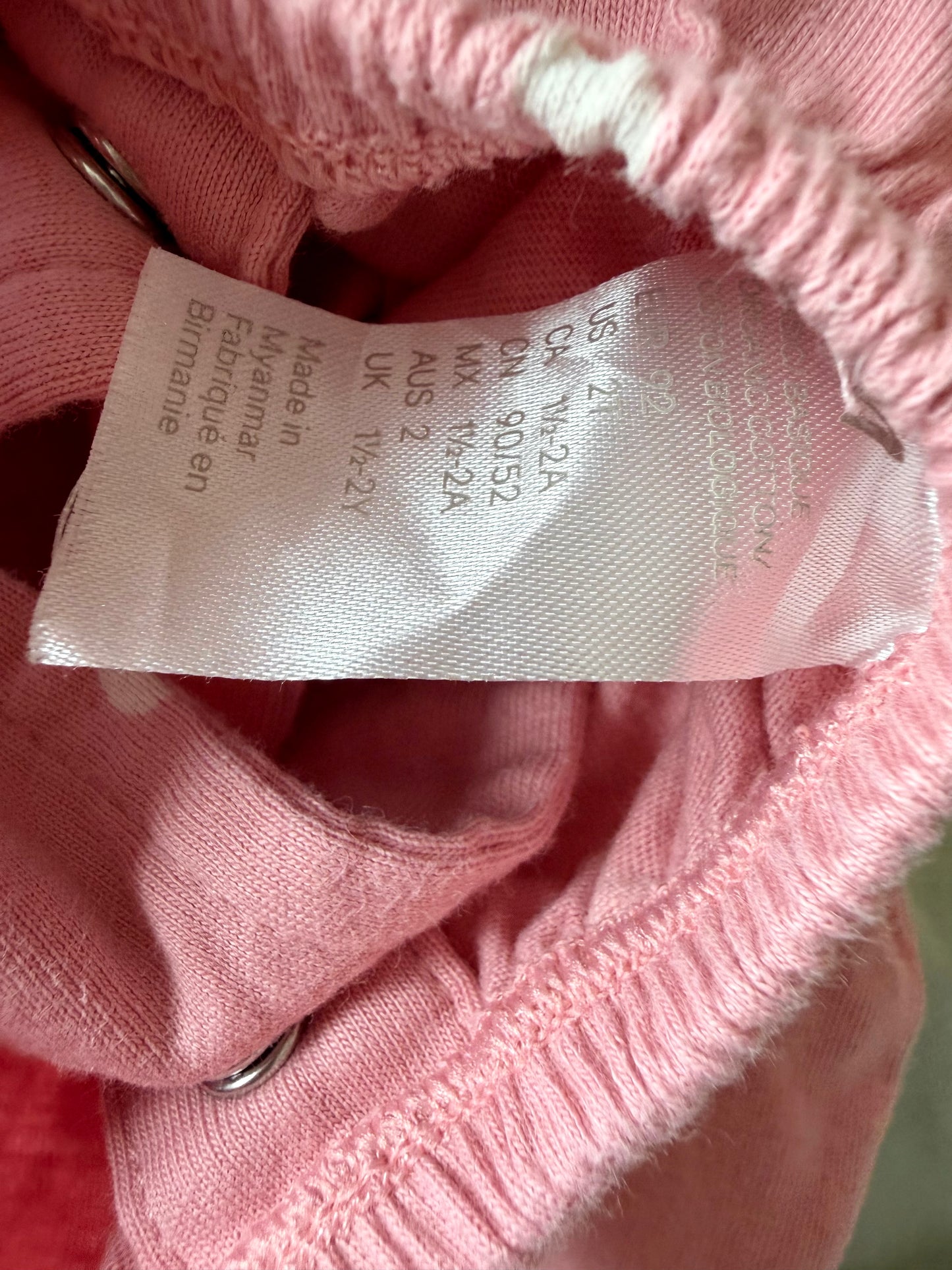 Pink Dot Tank Bubble Overall Romper / 18-24m