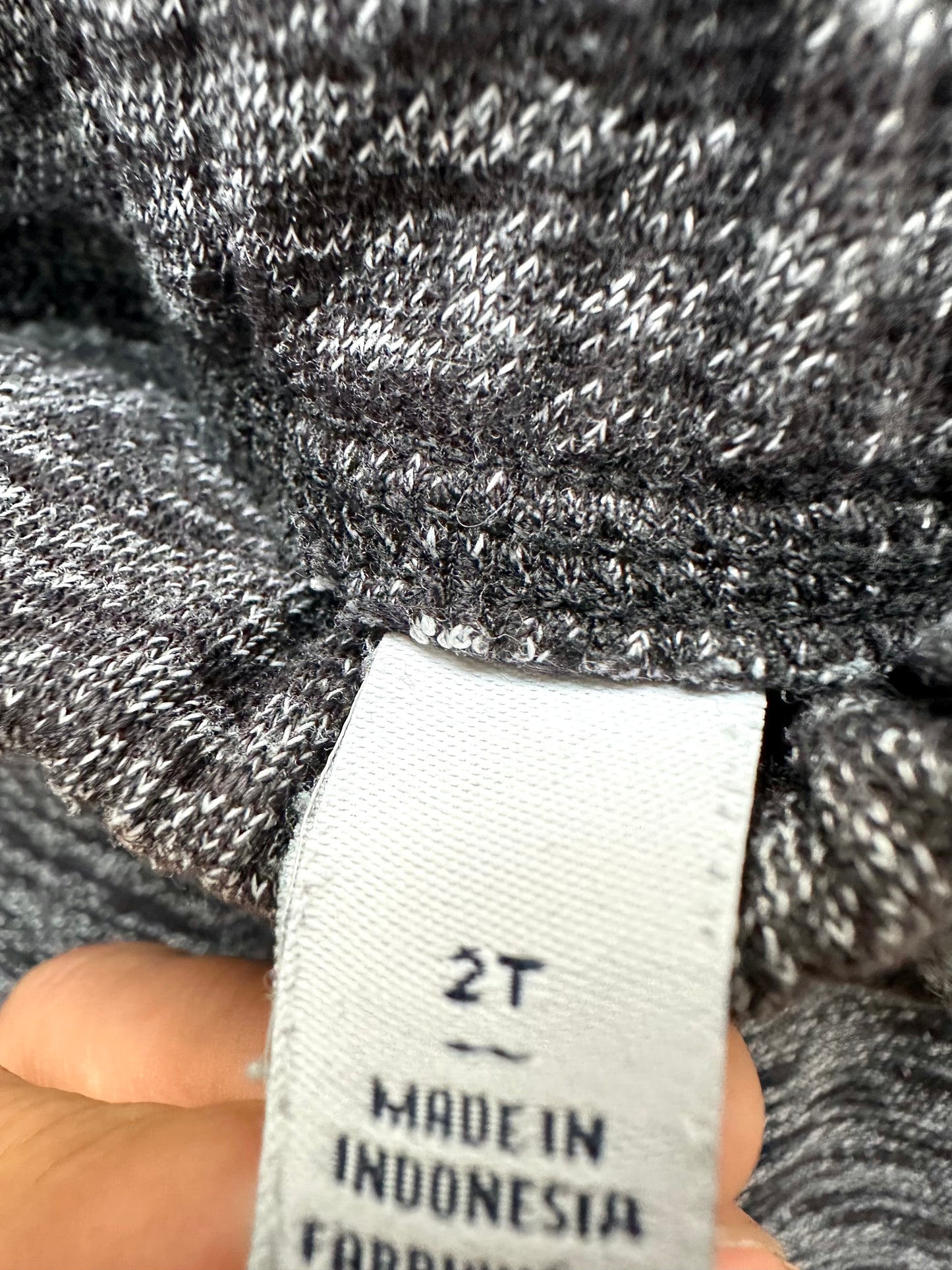 Black Tapered Joggers/ 2T