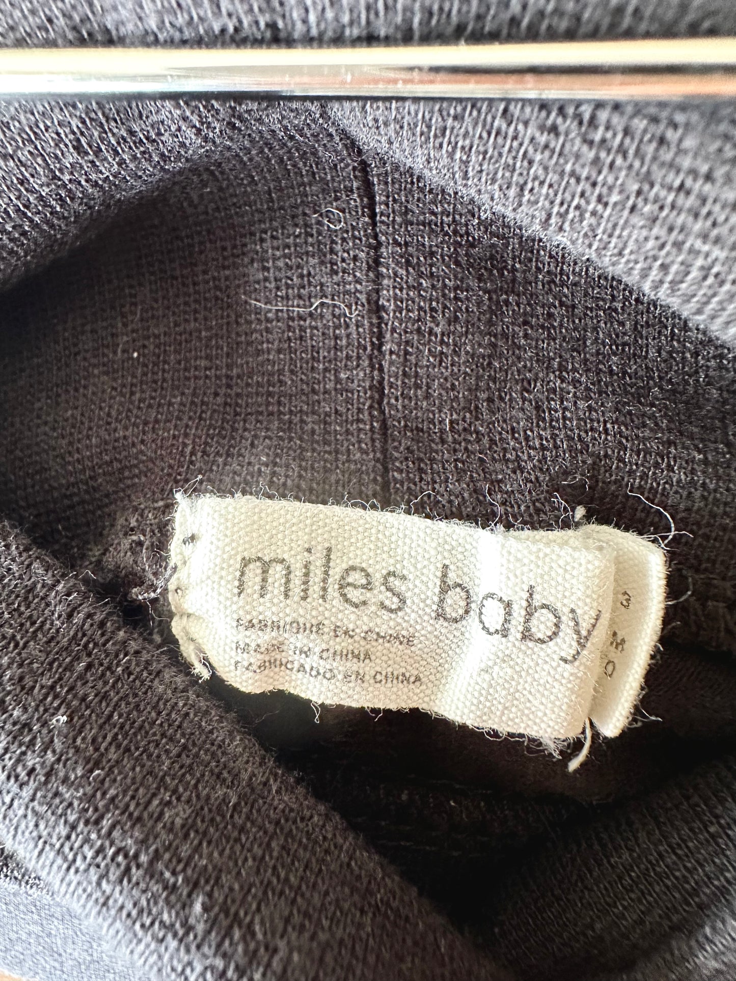 Miles Black Pants / 3m