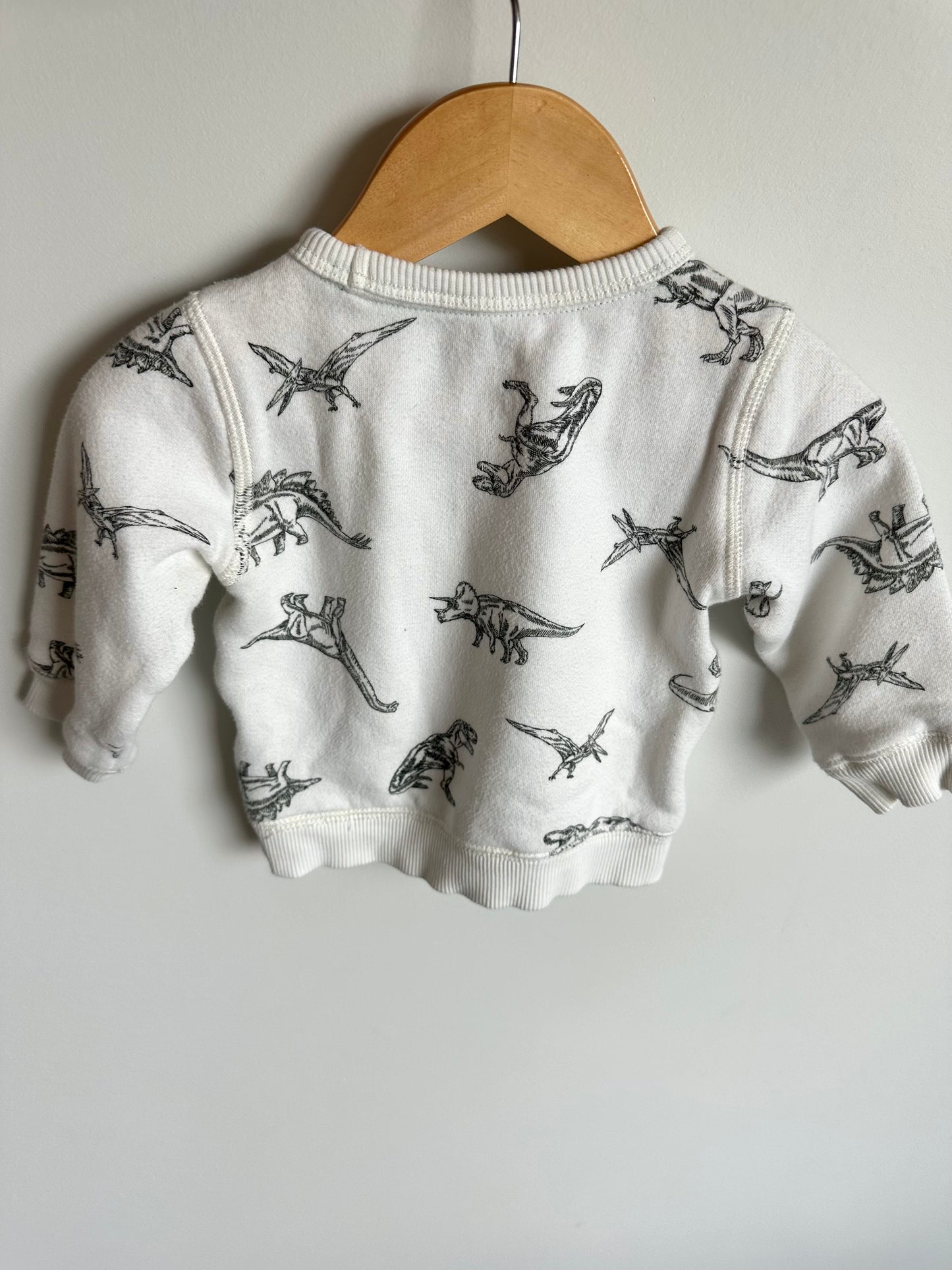 Dino White Sweater / 12m