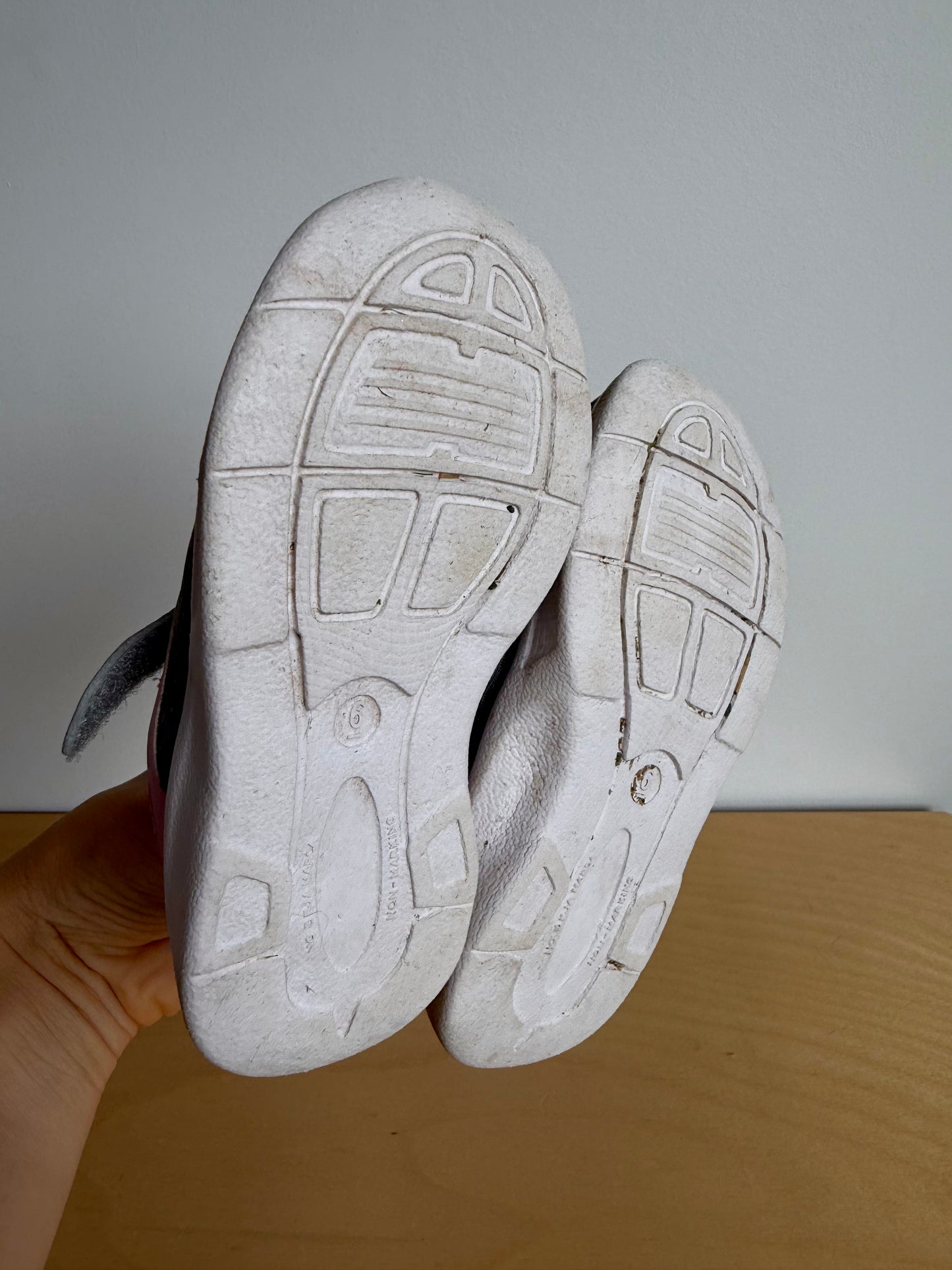Grey and Pink Running Shoes / Size 6 toddler