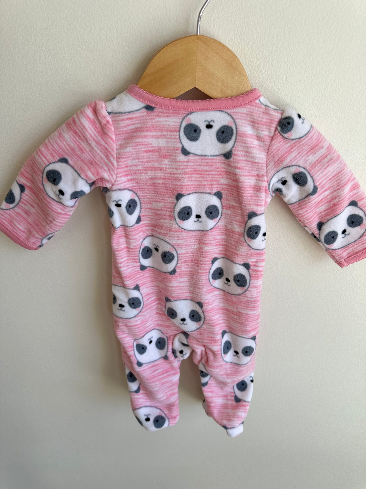 Newborn Fleece Panda Sleeper / 0m