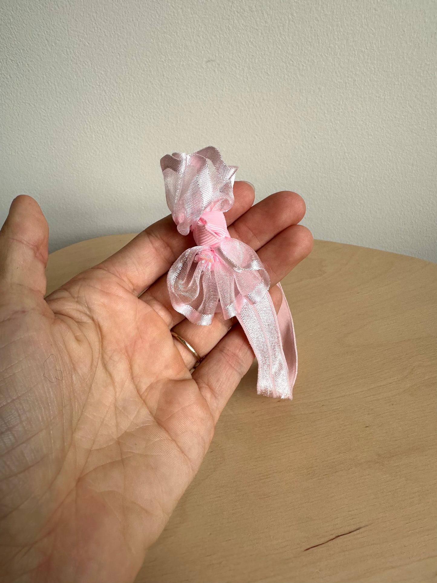 Pink Lace + Bow Headbands / 6m?