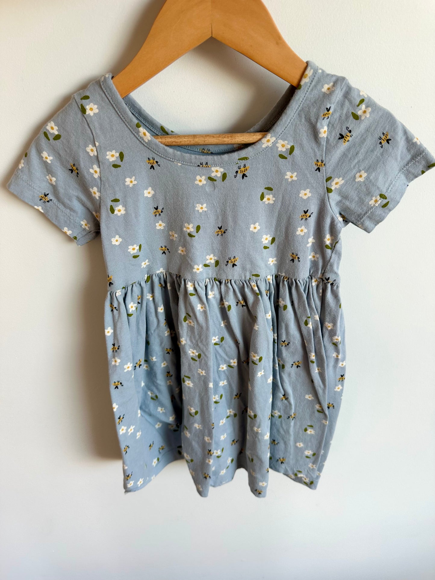 Blue Bumble Bee Dress / 3-4T