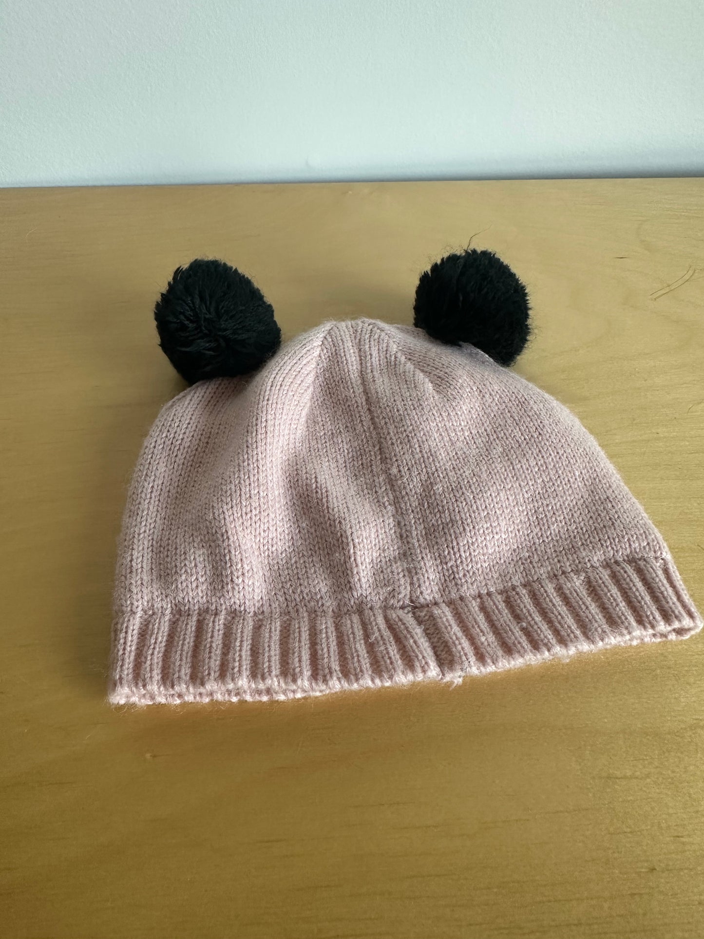 Animal Face Pink Toque / 6-12m