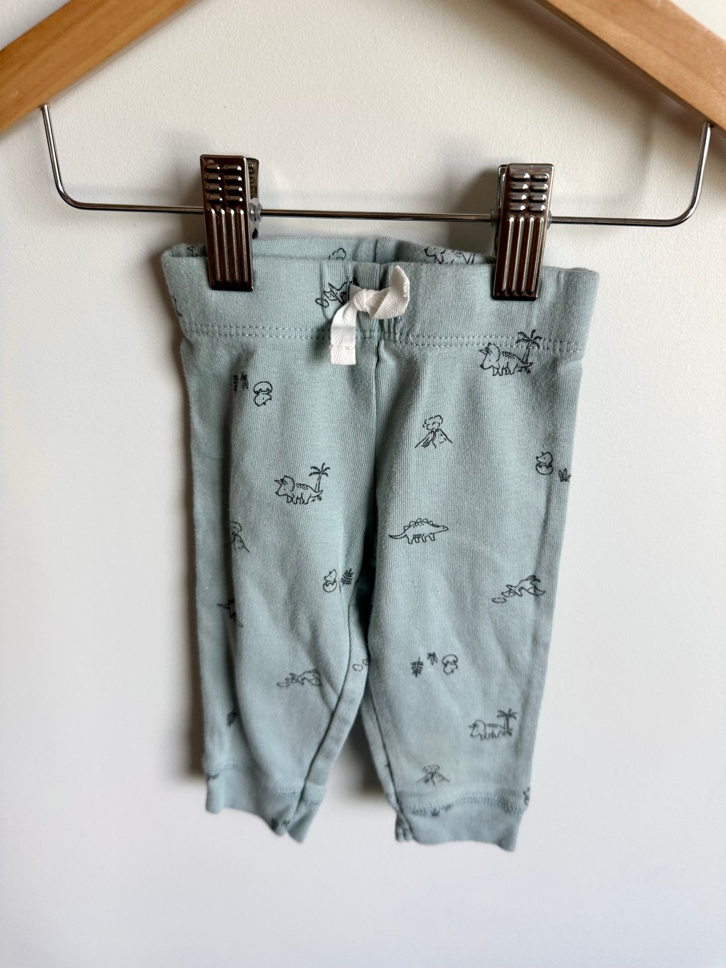 Blue Dino Volcano Pants / 6m