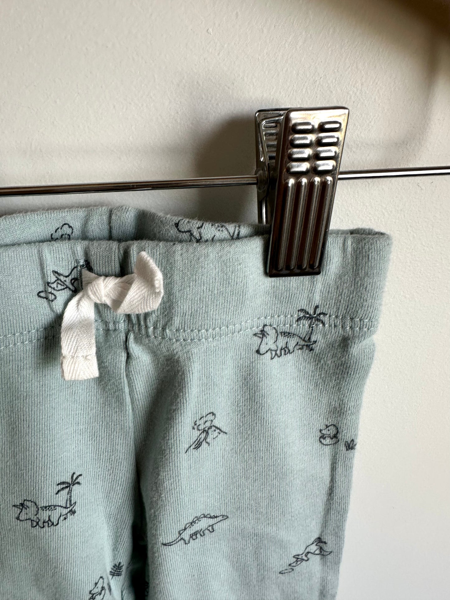 Blue Dino Volcano Pants / 6m