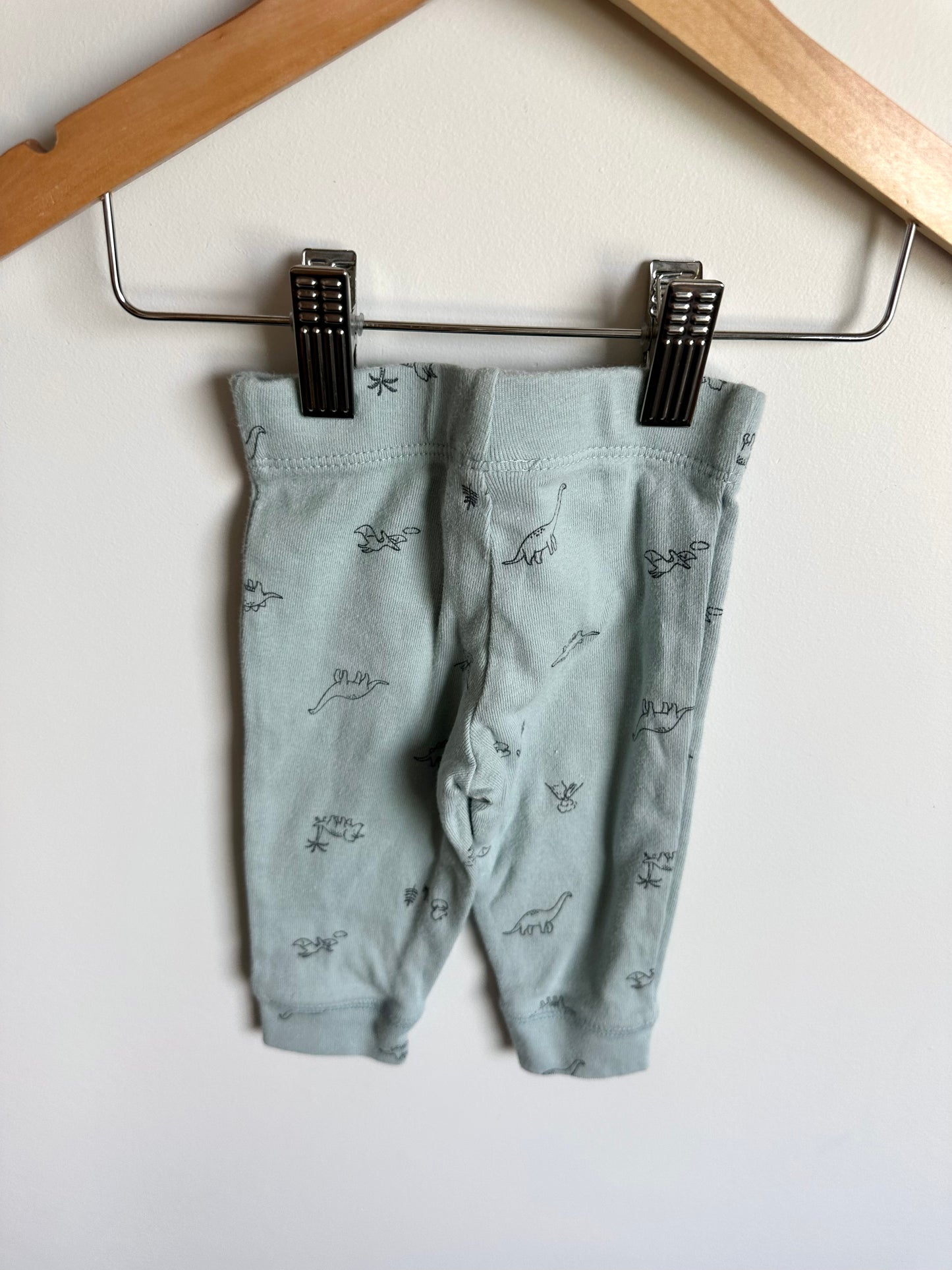 Blue Dino Volcano Pants / 6m