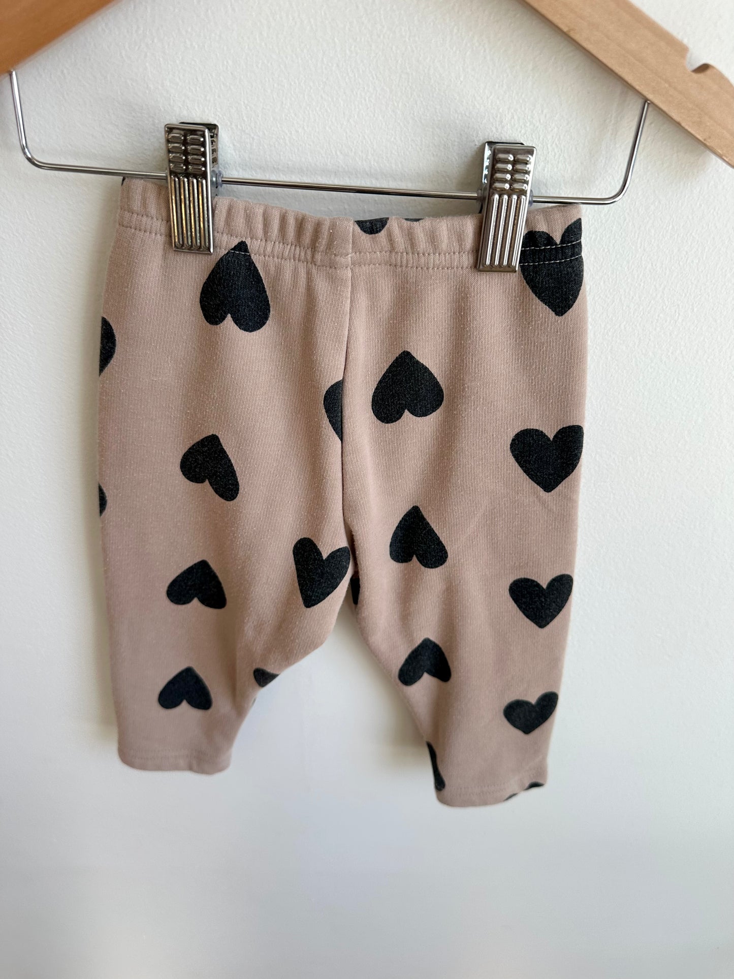 Fleece Heart Pants / 12m
