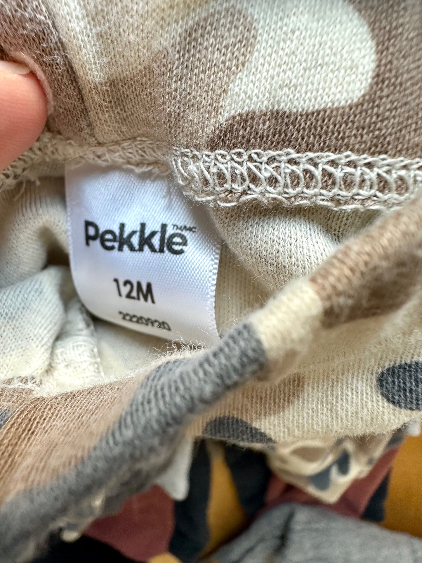 Brown Shape Pattern Pants / 12m