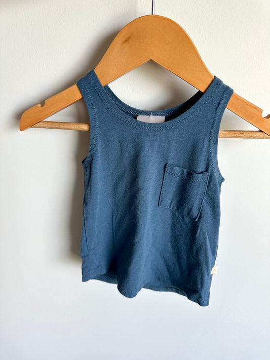 Jax + Lennon Cobalt Blue Tank Top / 0-6m