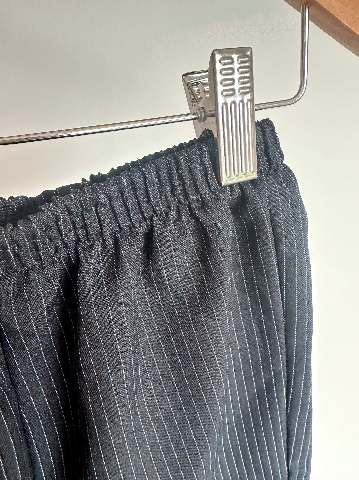 Pin Stripe Formal Dark Slacks / 24m?
