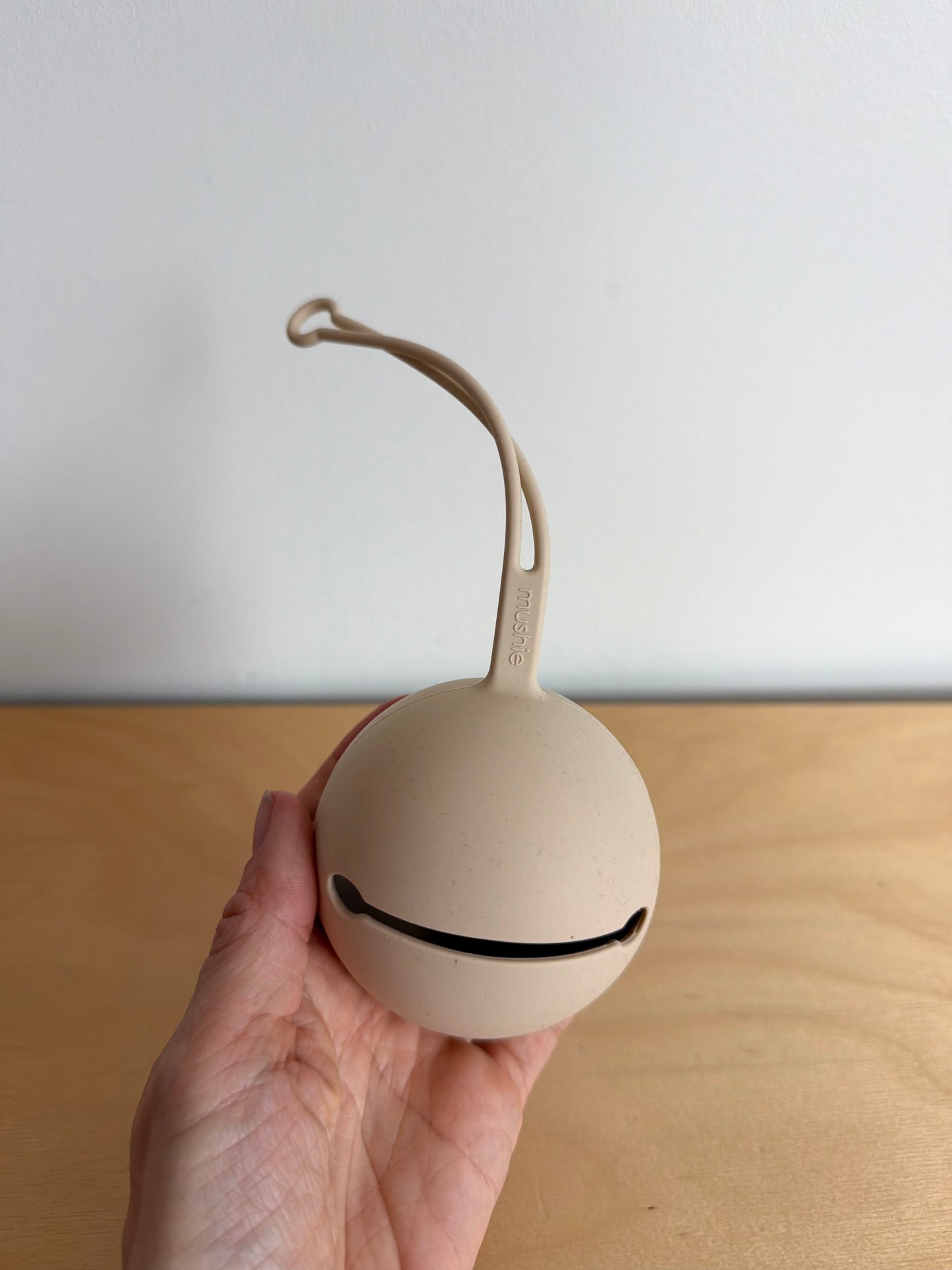 Mushie Silicone Pacifier Holder Case