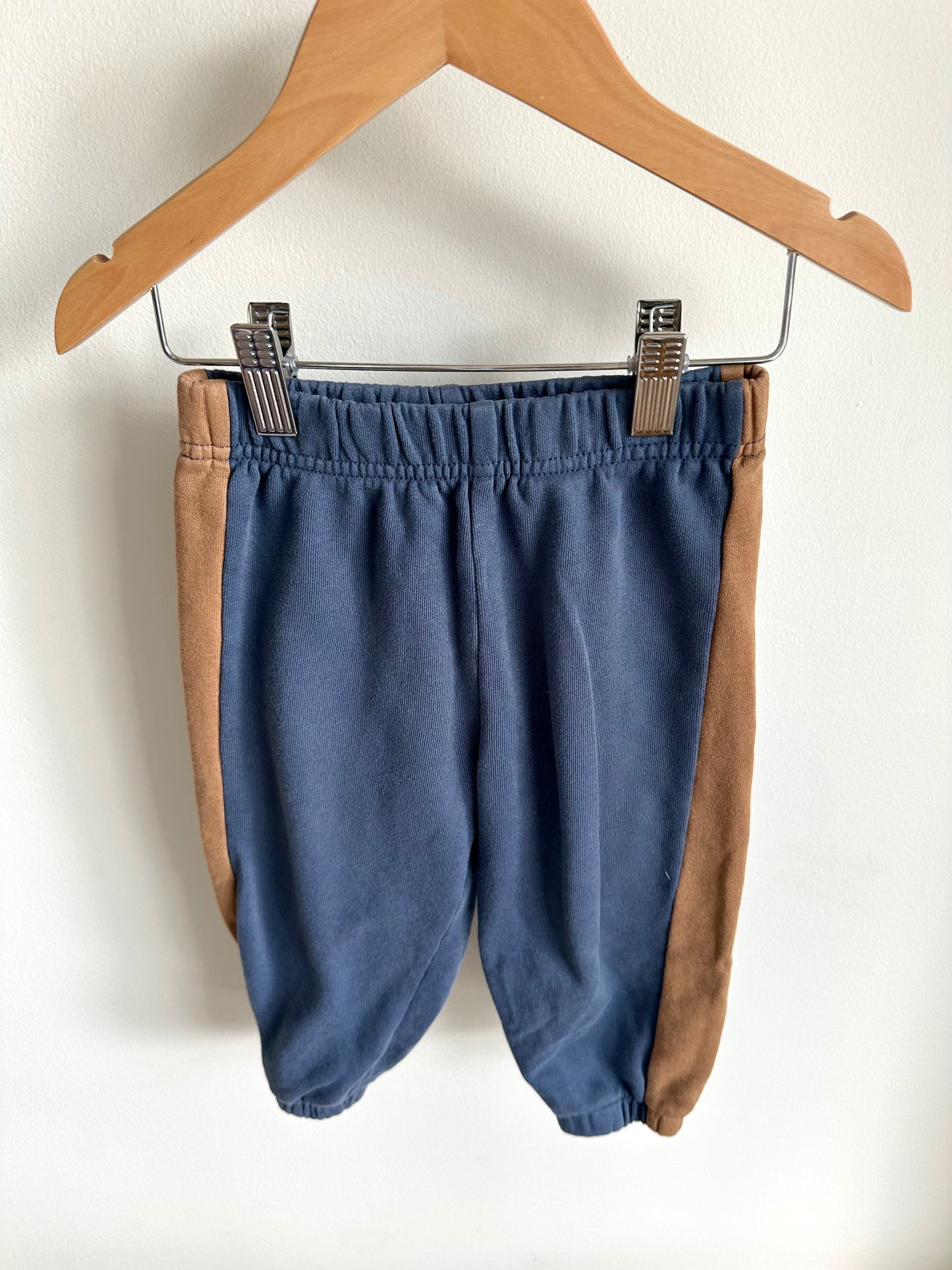 Blue with Rust Stripe Pants / 18-24m
