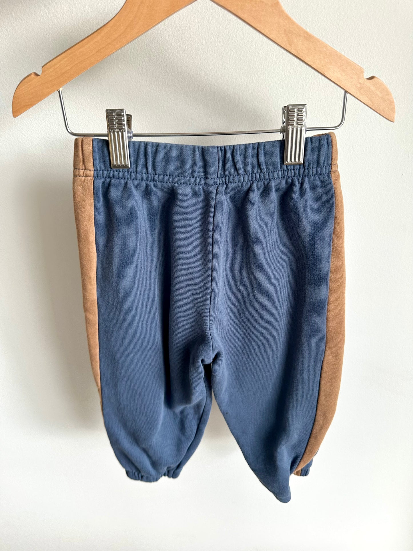 Blue with Rust Stripe Pants / 18-24m