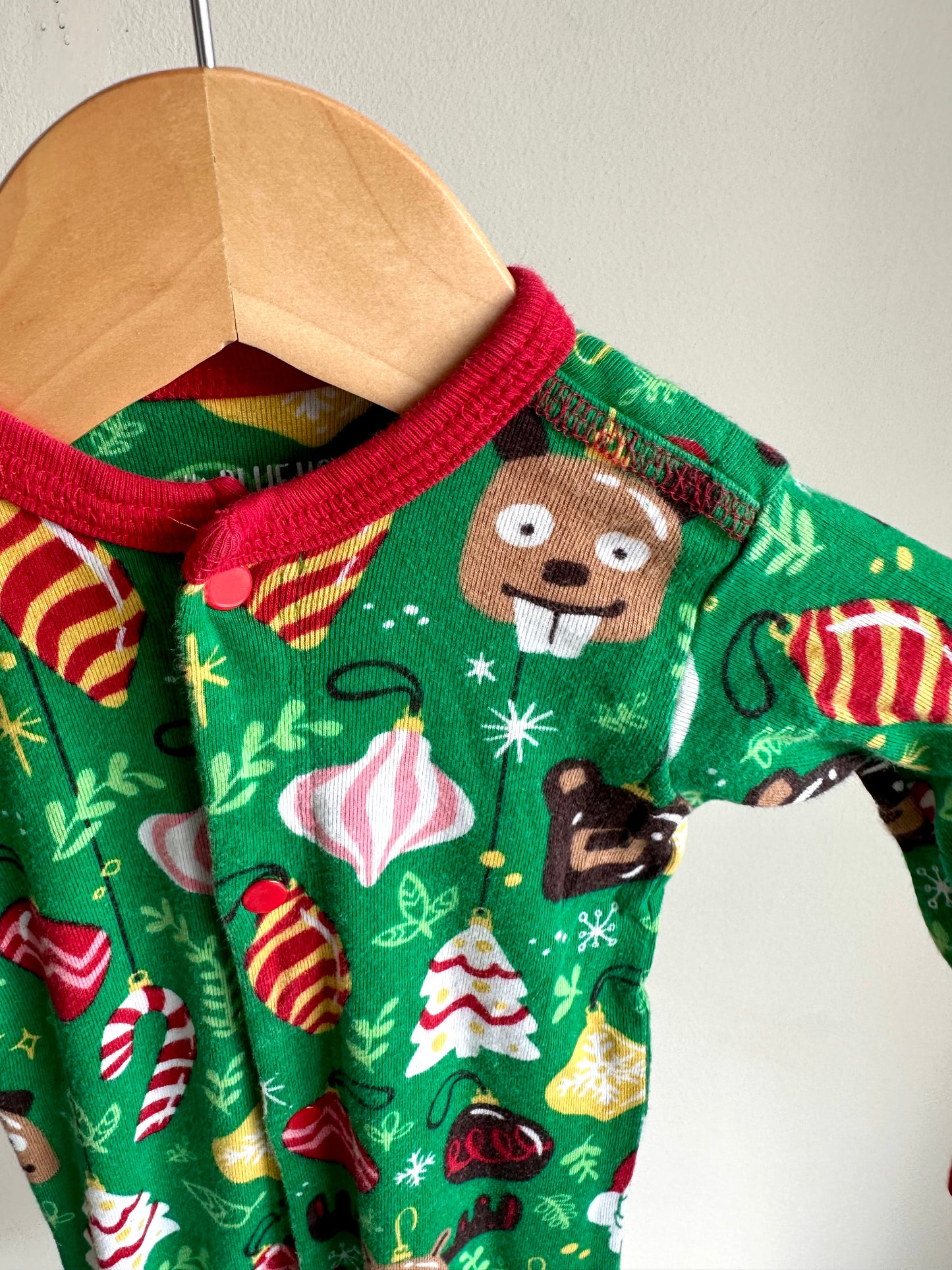 Christmas Ornament Sleeper / 6-12m