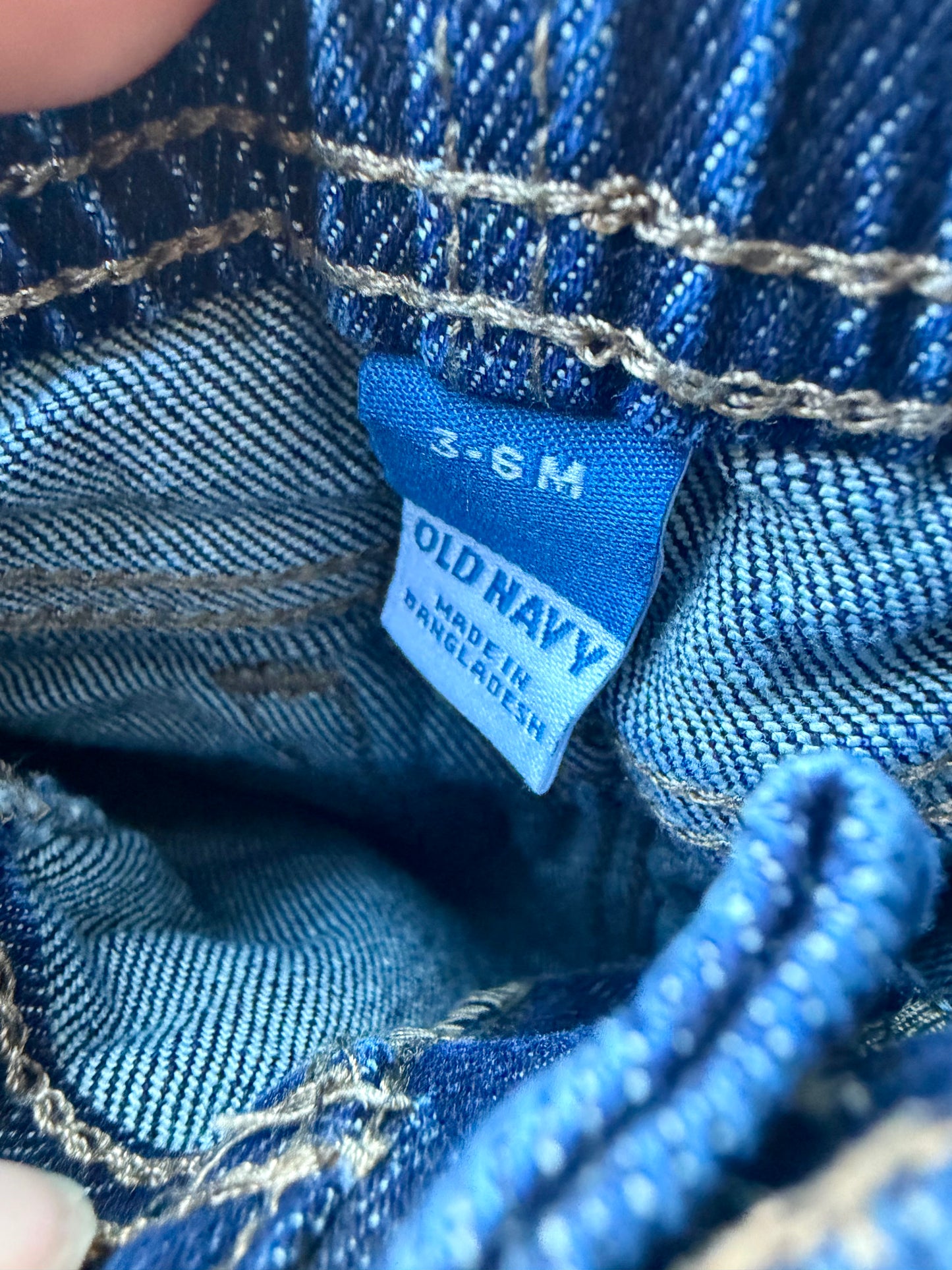 Dark Denim Jeans (With Tags) / 3-6m