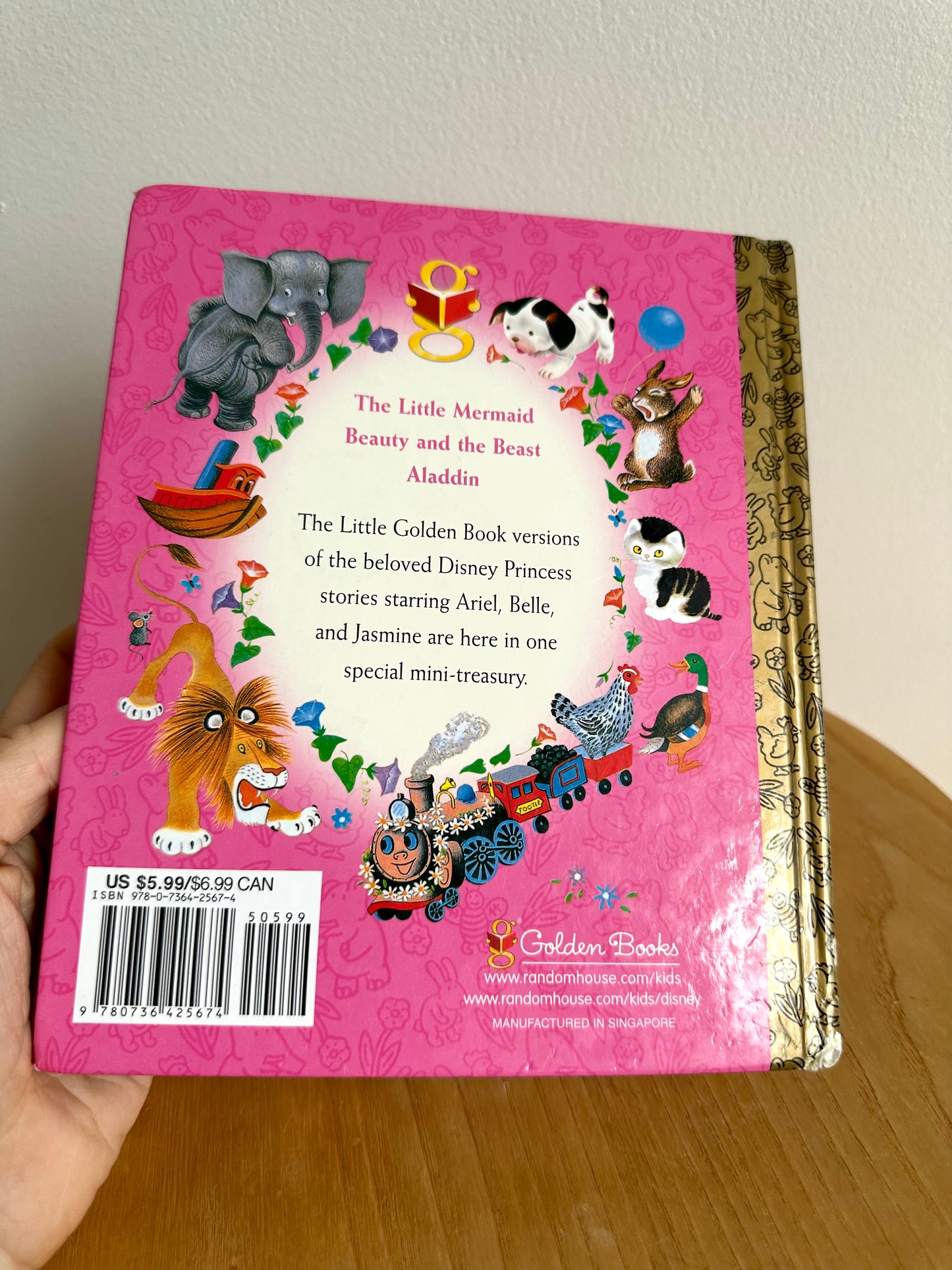 The Little Mermaid Beauty, Beauty & The Beast, Aladdin Book / 3-7 years