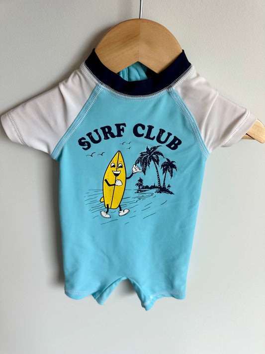 Surf Club Sun Suit / 3-6m