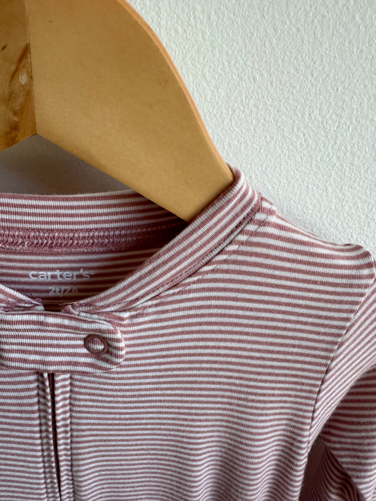 Soft Footed Striped Sleeper / 2T