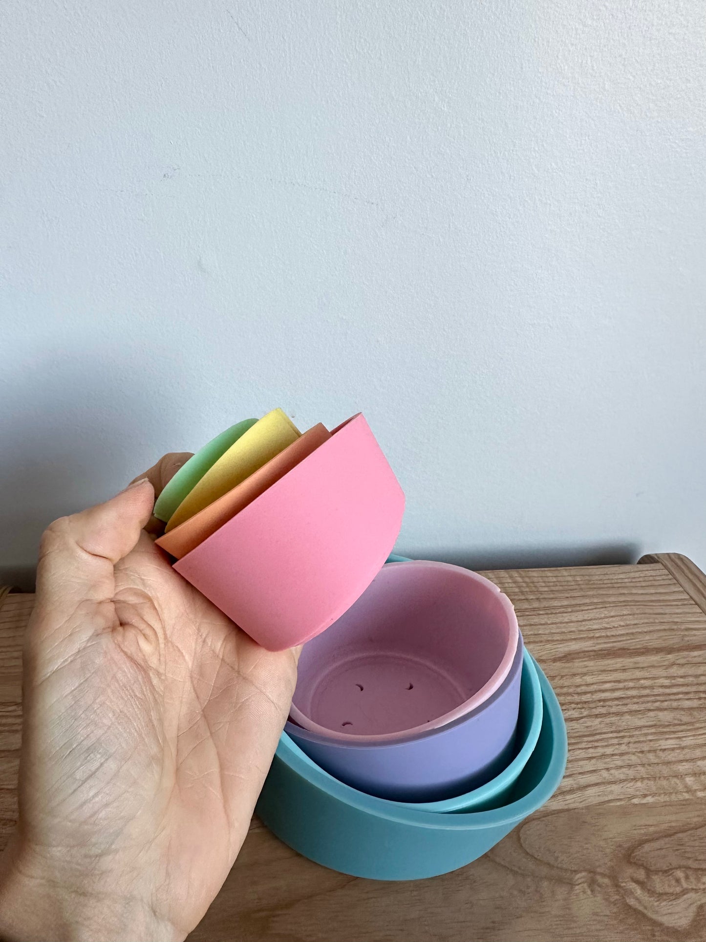 Silicone Stacking Cups (No Shipping)
