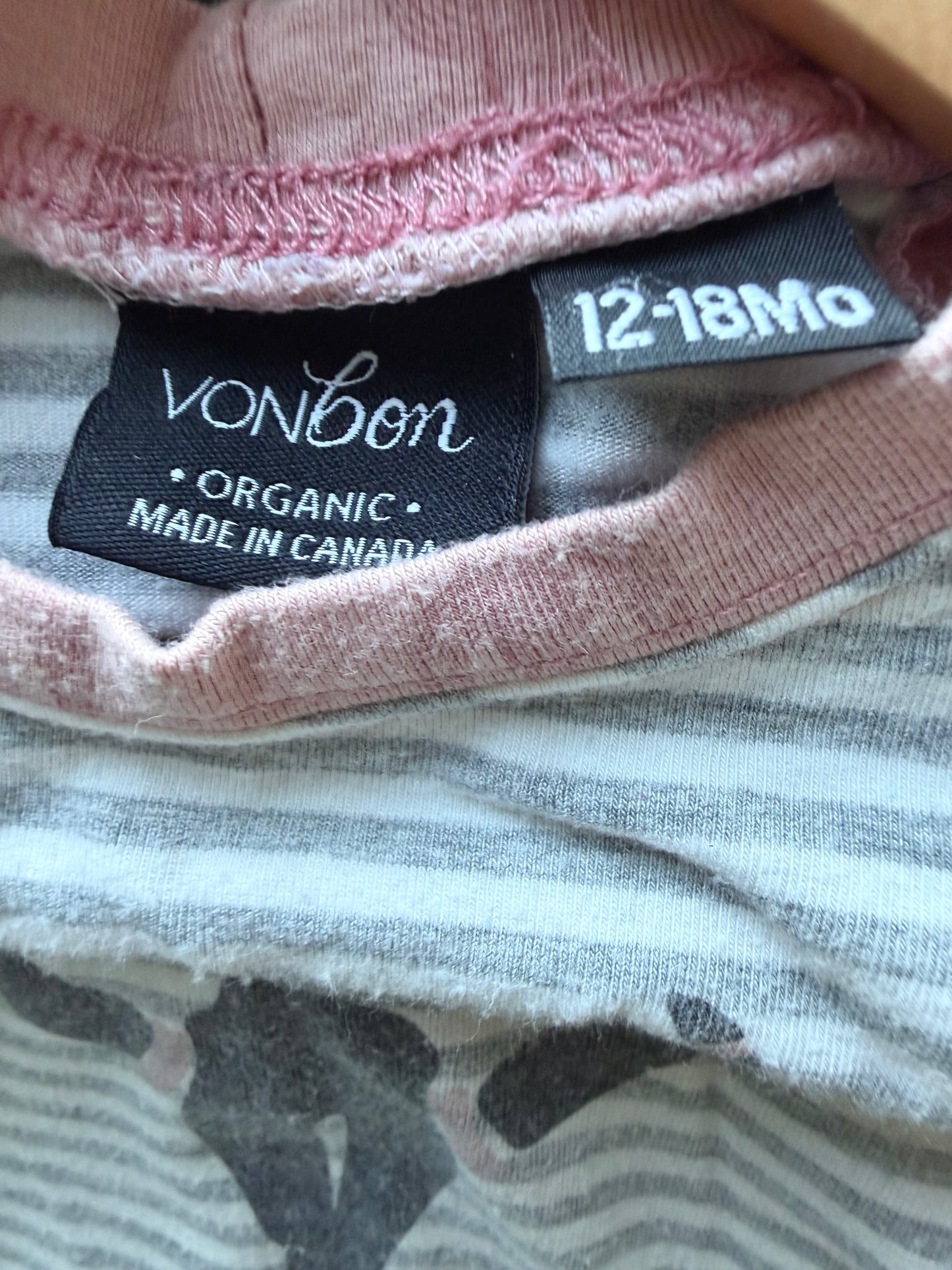VonBon Bamboo Horns Top / 12-18m
