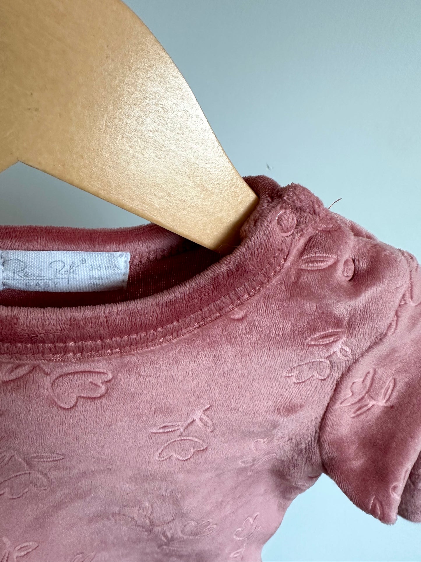 Floral Dusty Pink Top / 3-6m