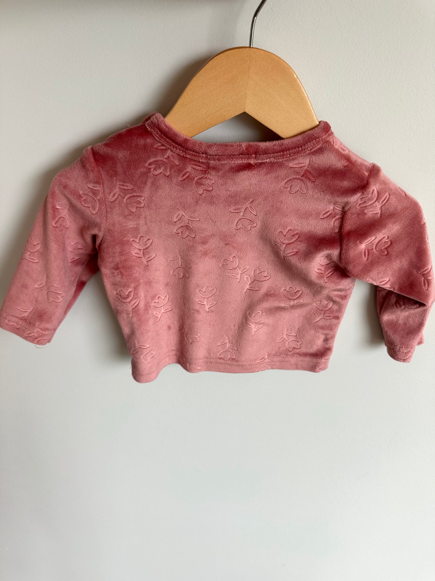 Floral Dusty Pink Top / 3-6m