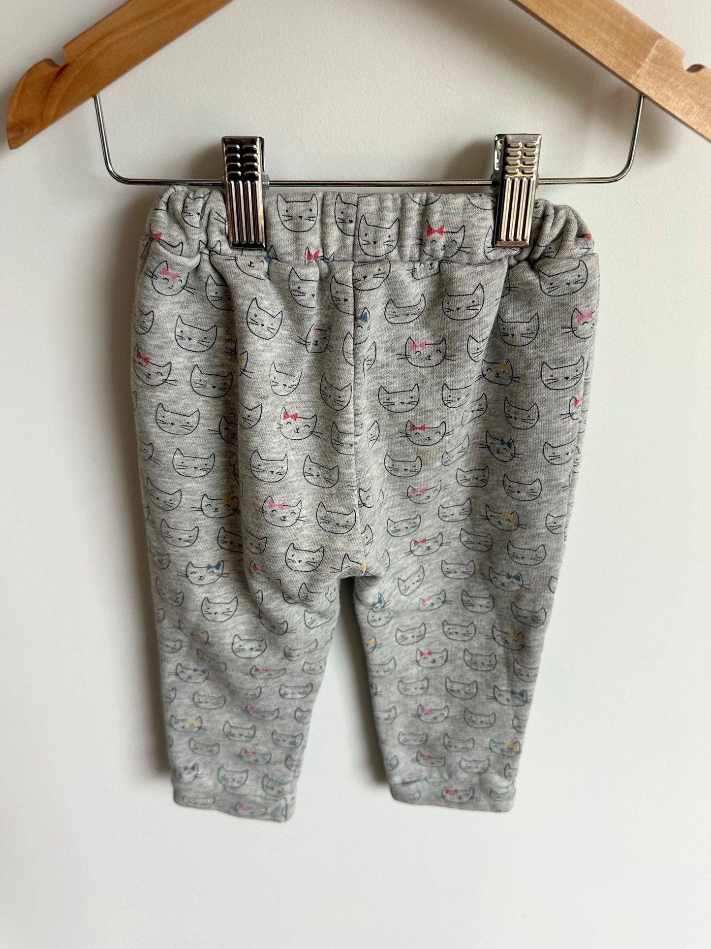 Gap Cat Pattern Grey Pants / 18-24m