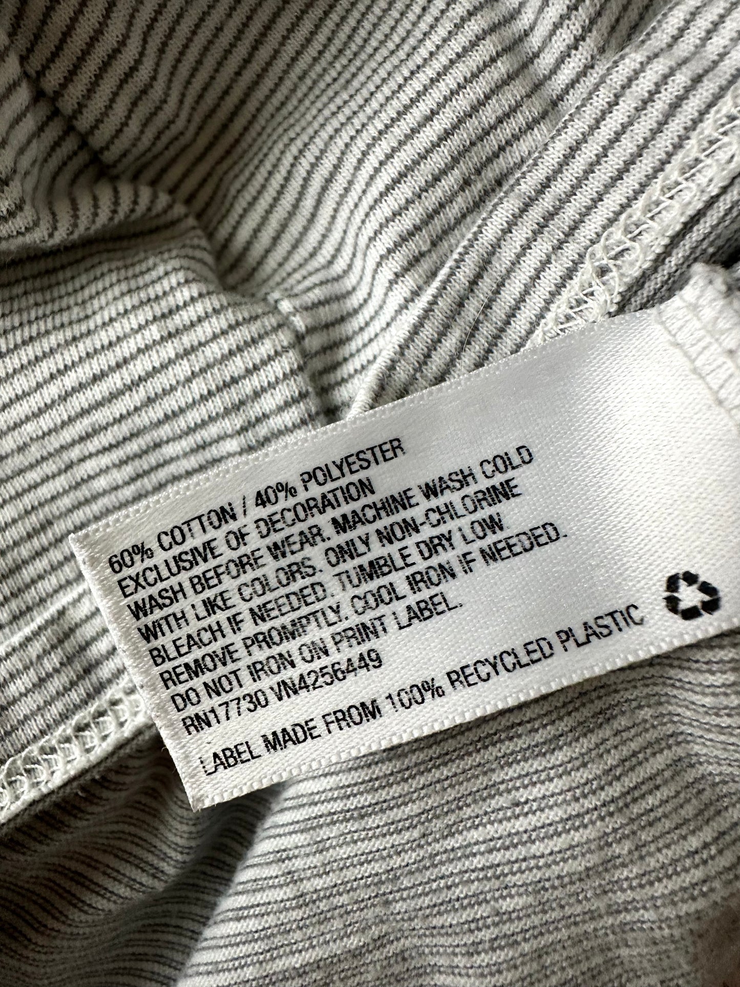 Striped Peplum Bow Top / 4 years