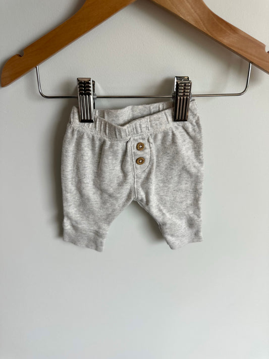 Grey Two Button Pants / 0m
