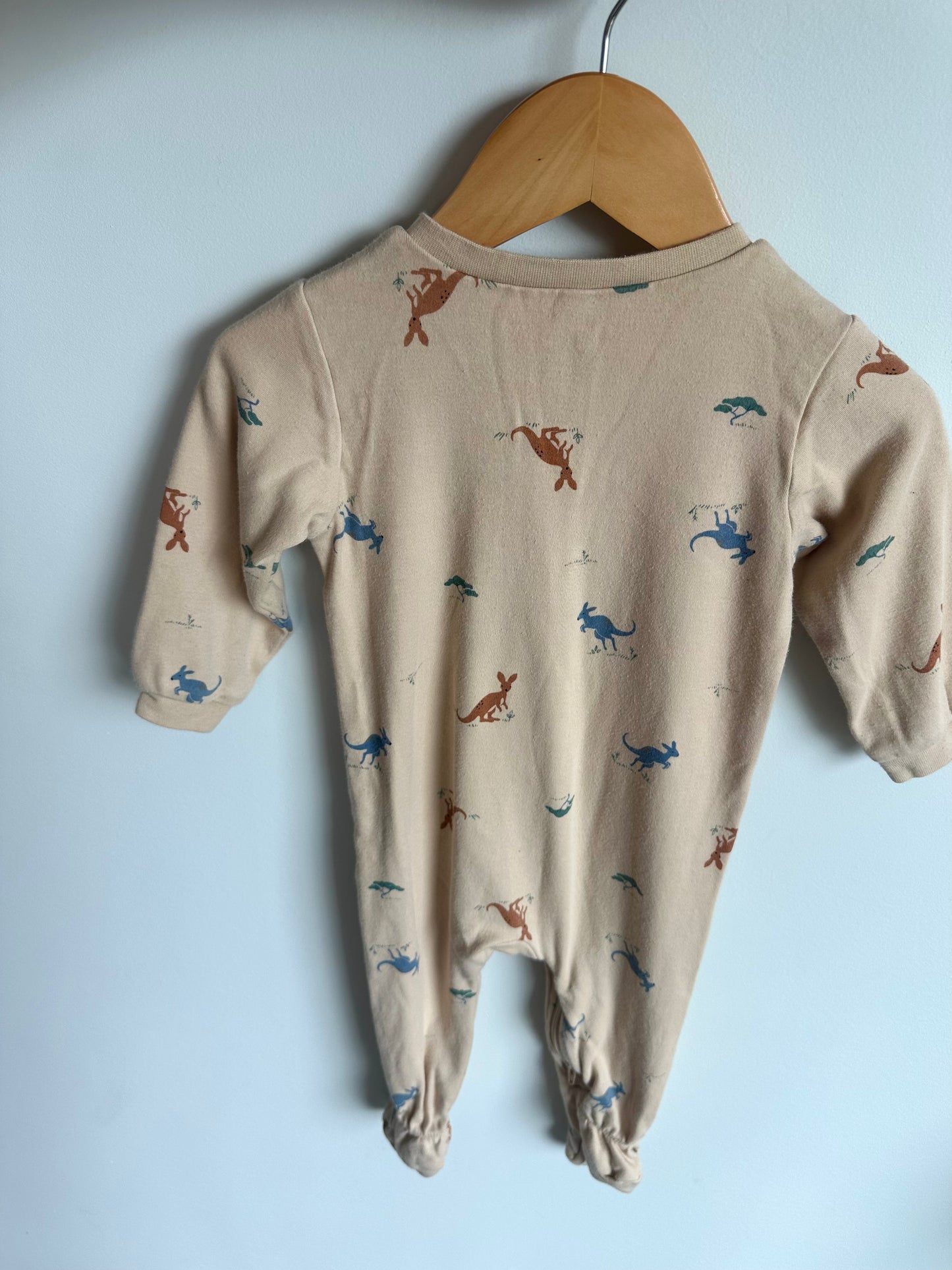 Organic Tan Koala Sleeper / 9m