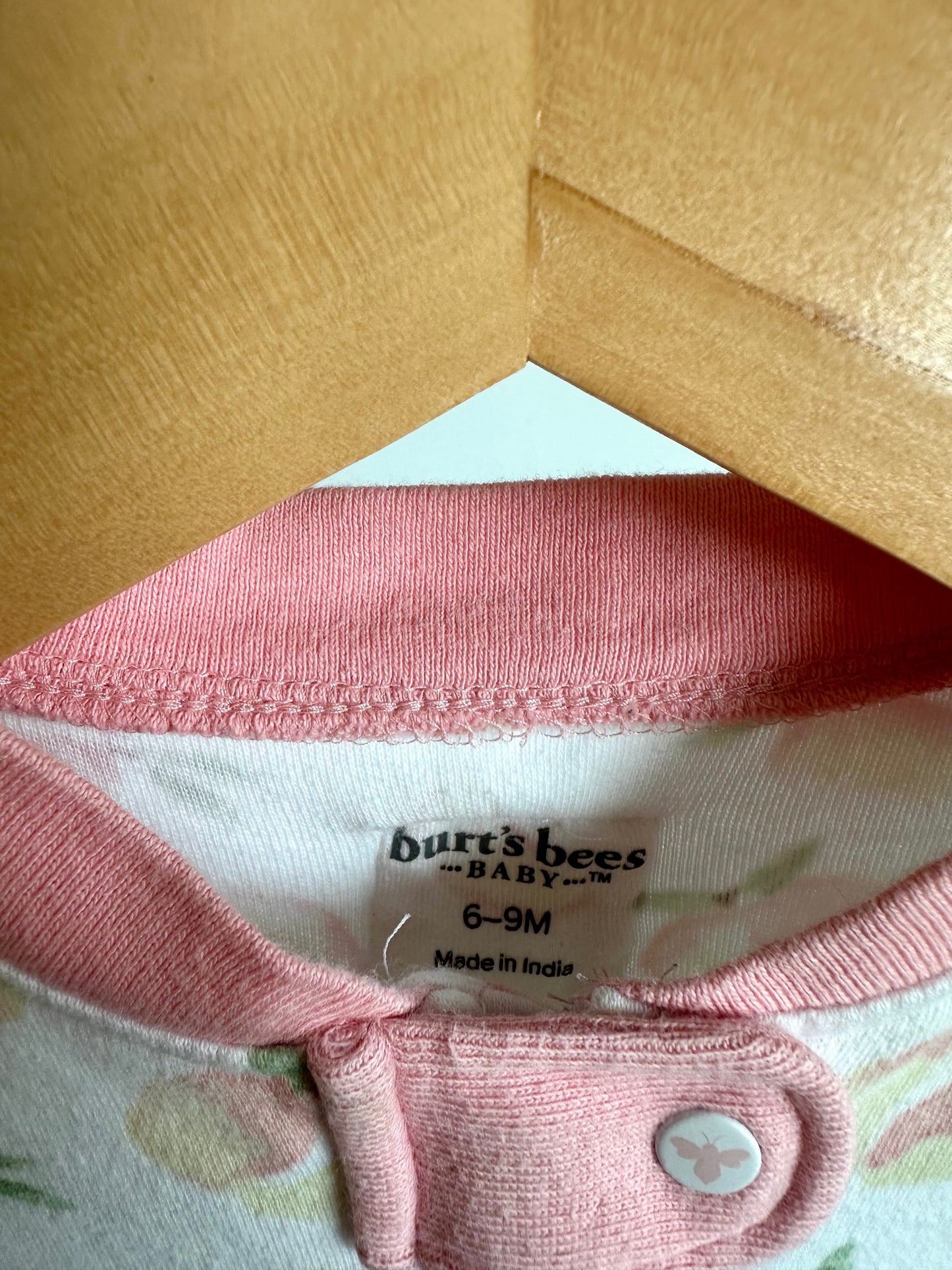 Organic Peach Sleeper / 6-9m