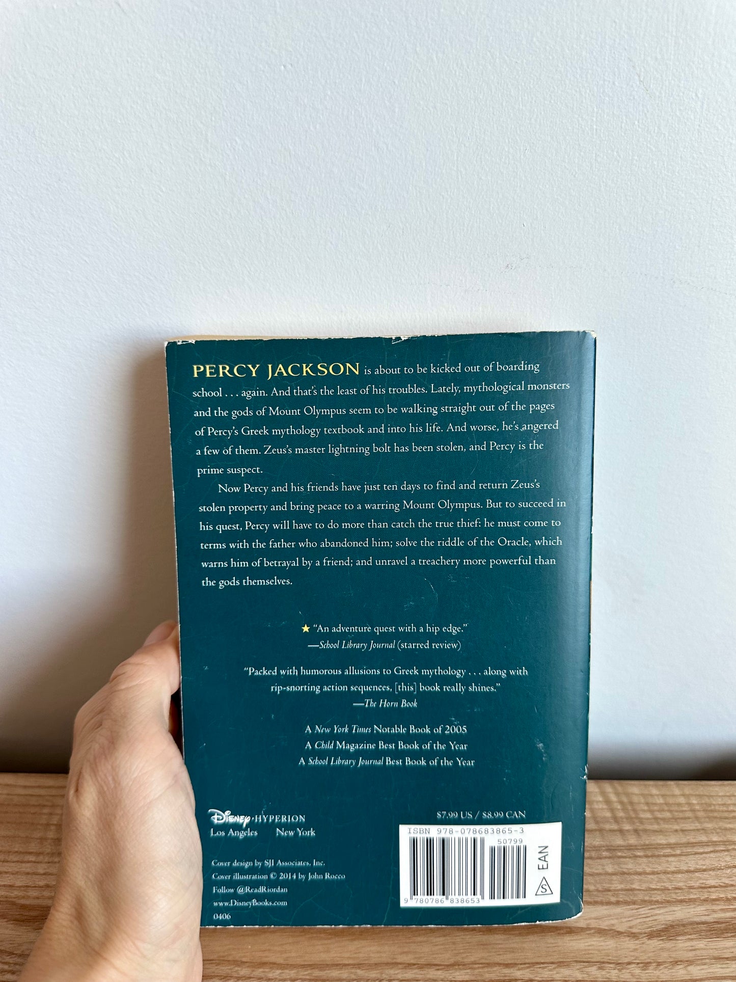 Percy Jackson and the Olympians: The Lightning Thief Book #1 / 9-12 years