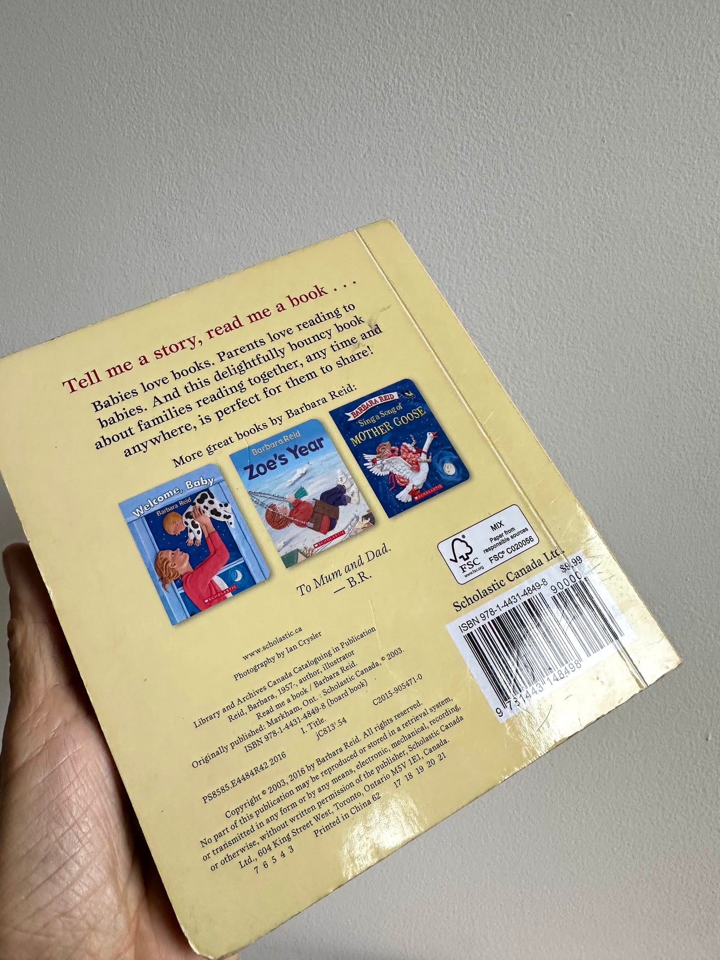 Read Me A Book / 0-1 years
