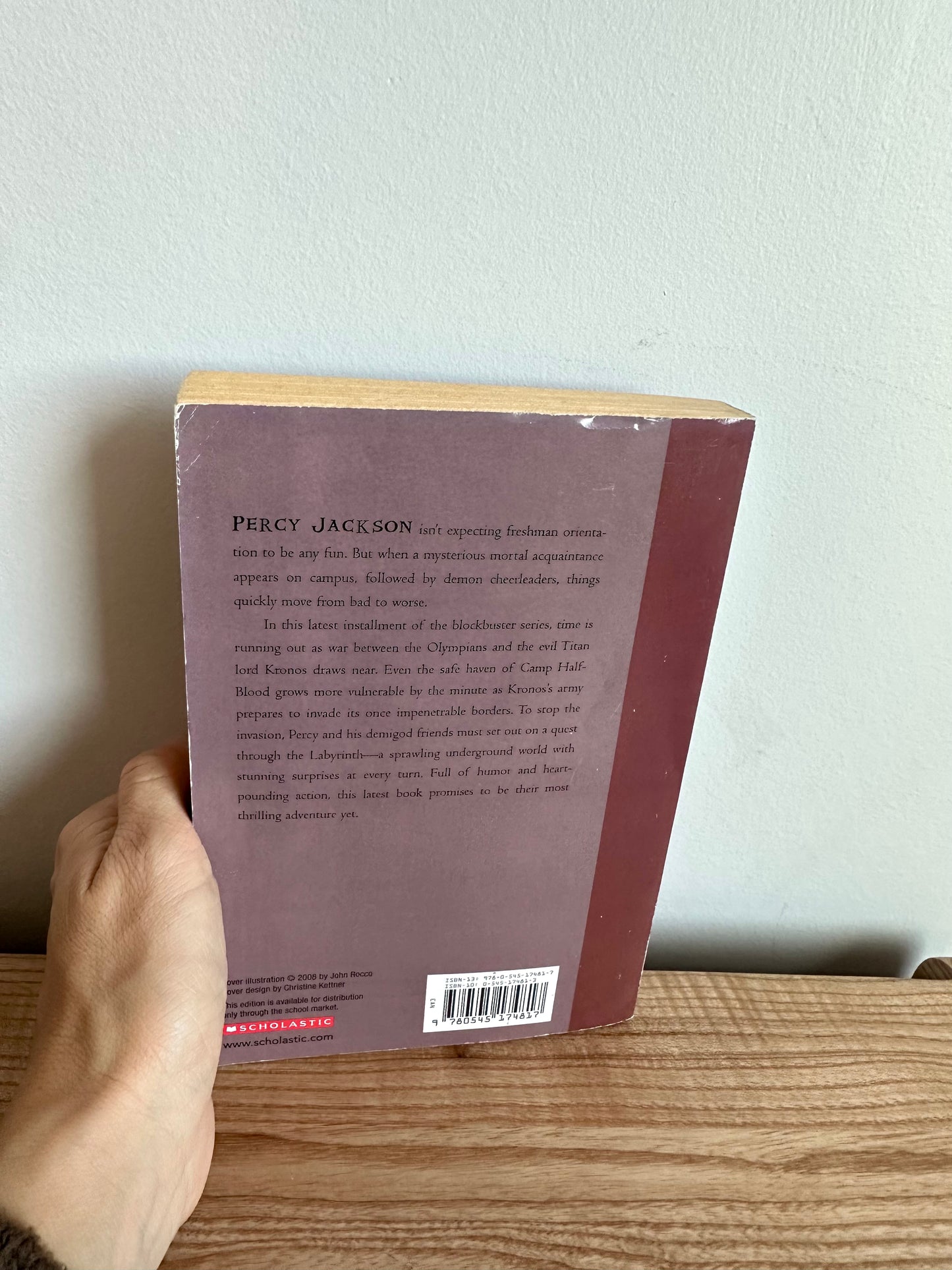 The Battle of the Labyrinth Book #4 / 9-12 years