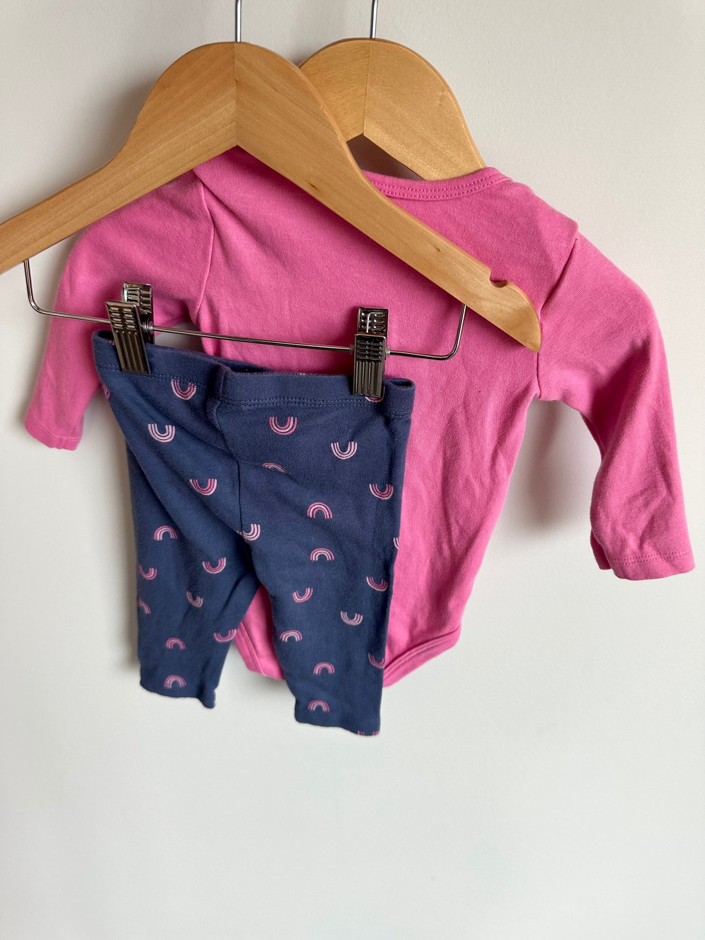 Rainbow Bodysuit + Pants Set / 6m