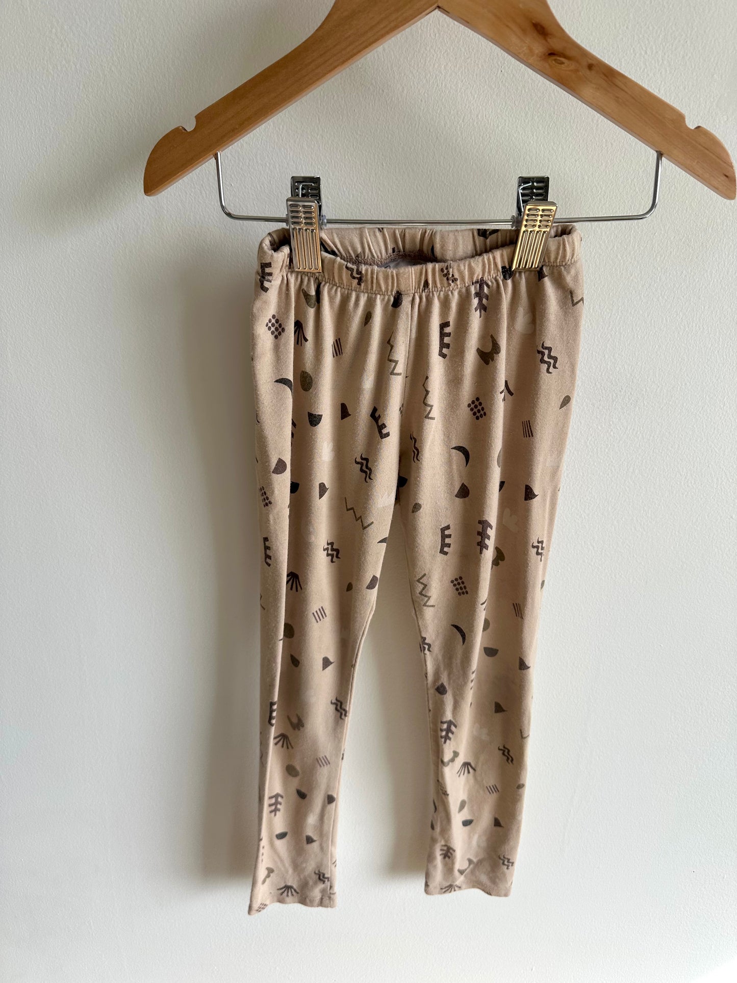 Tan Geometric Leggings (Play)/ 2-3T