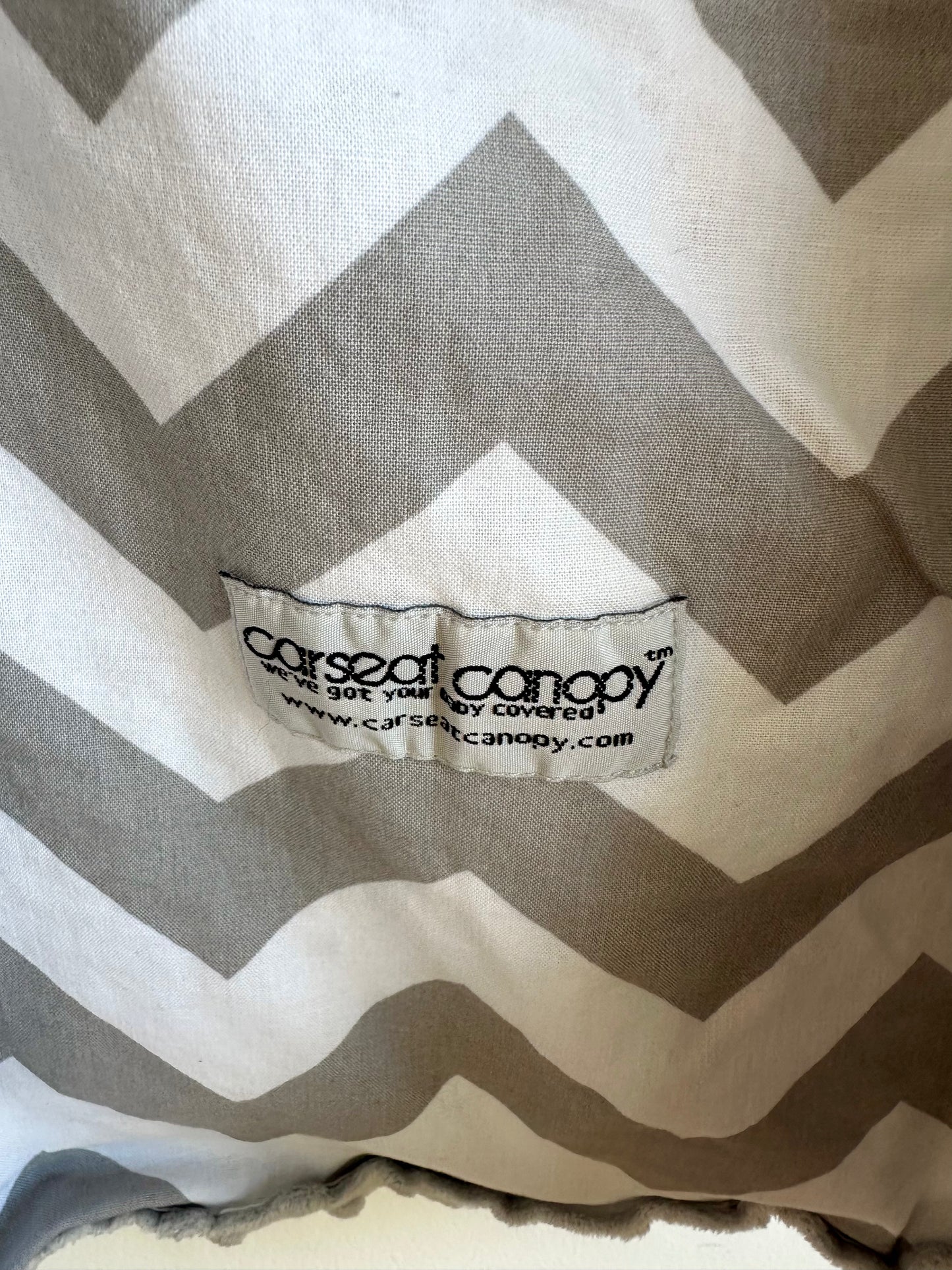 Car Seat Cover Chevron Canopy (No Shipping)