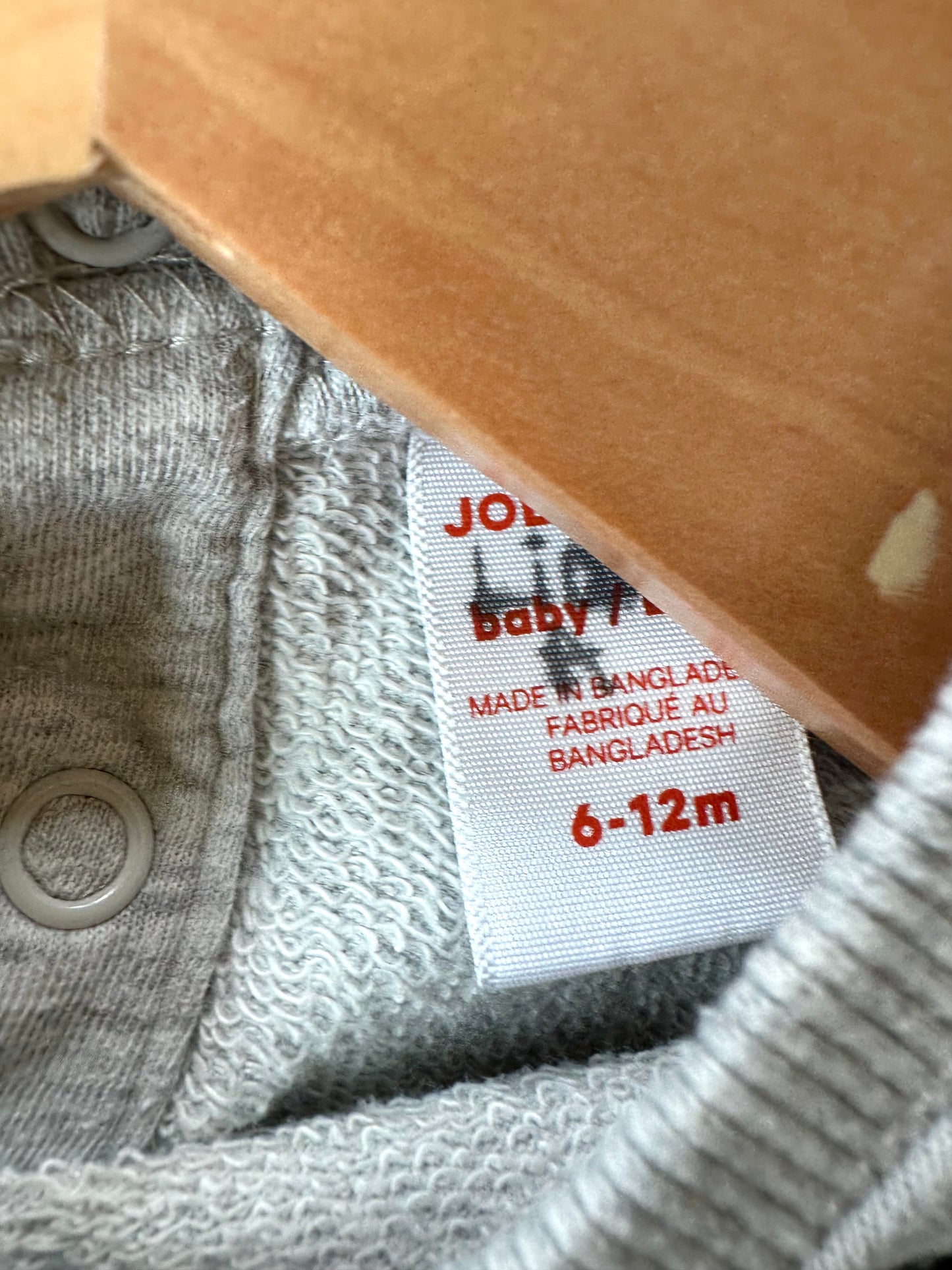 Grey Dino Crewneck / 6-12m