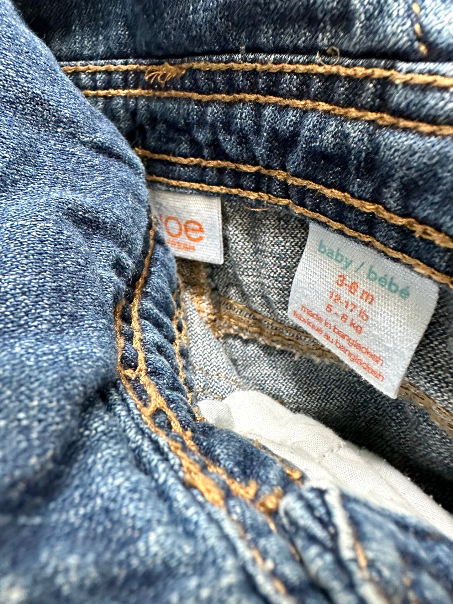 Jean Overalls / 3-6m